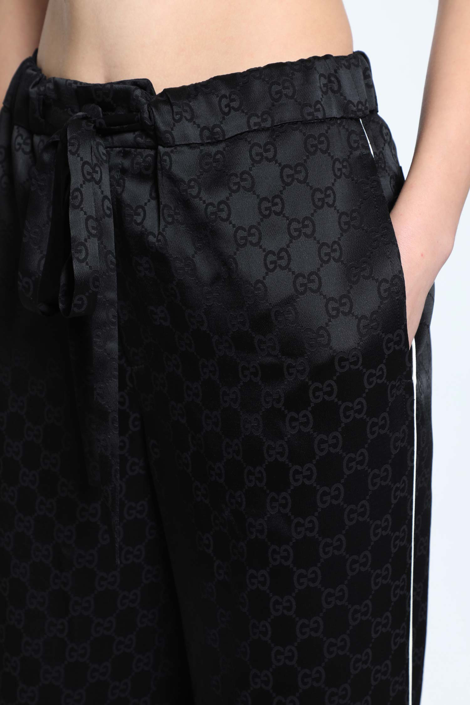 Gg Satin Pants - 4