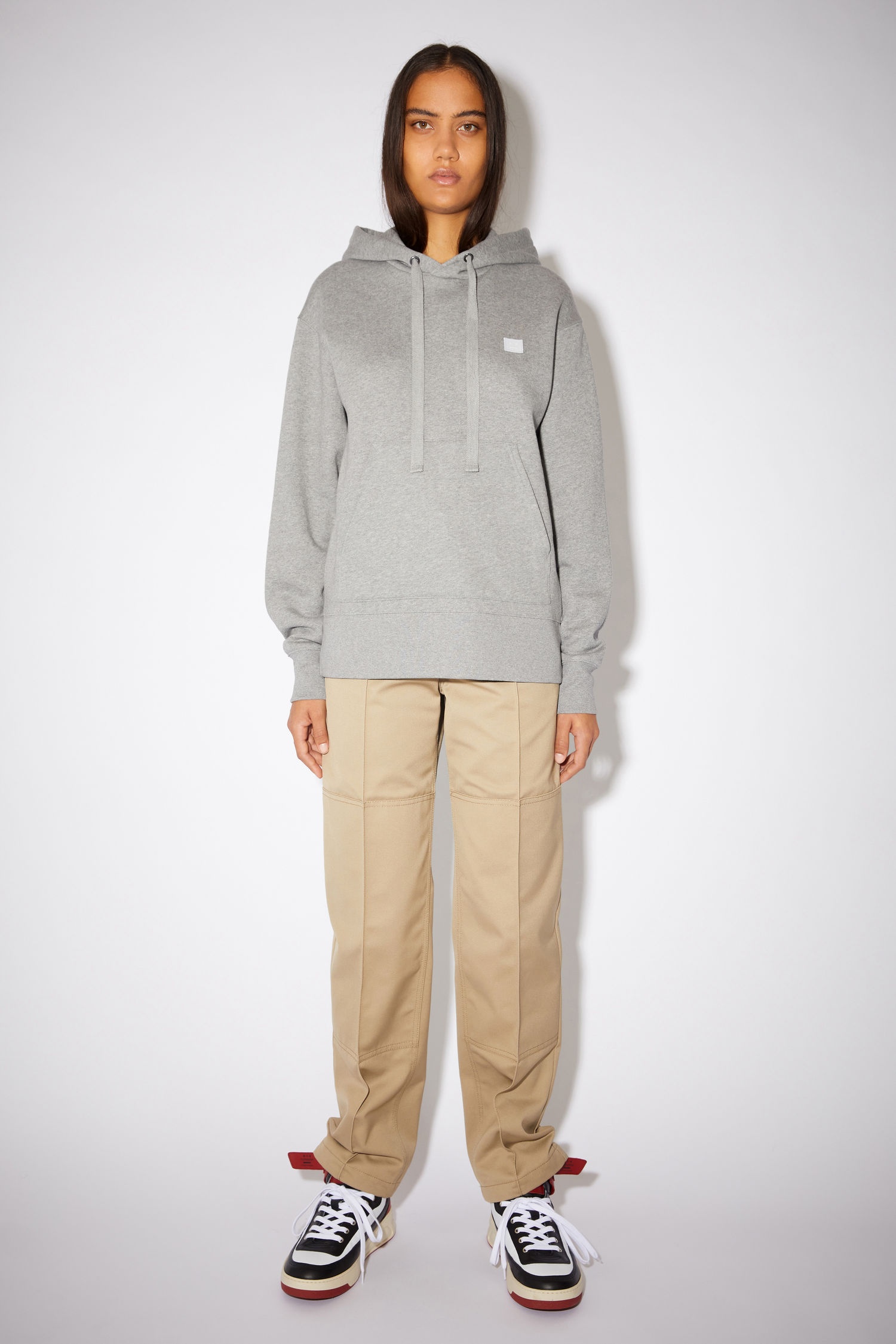 Hooded sweatshirt - Light Grey Melange - 2