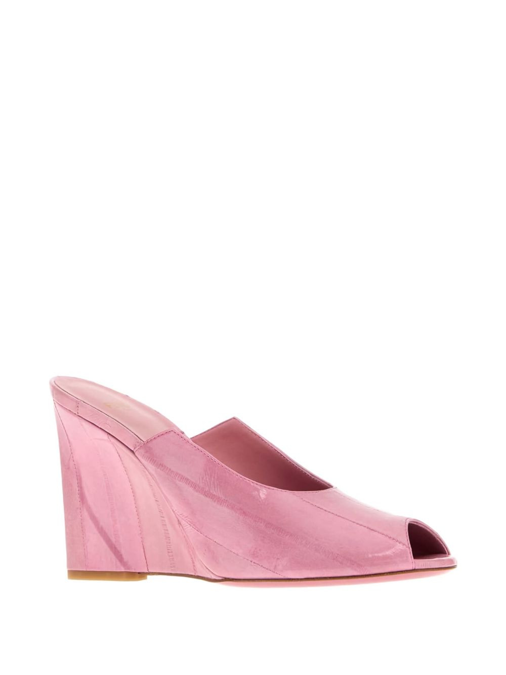 90mm leather open-toe sandals - 2