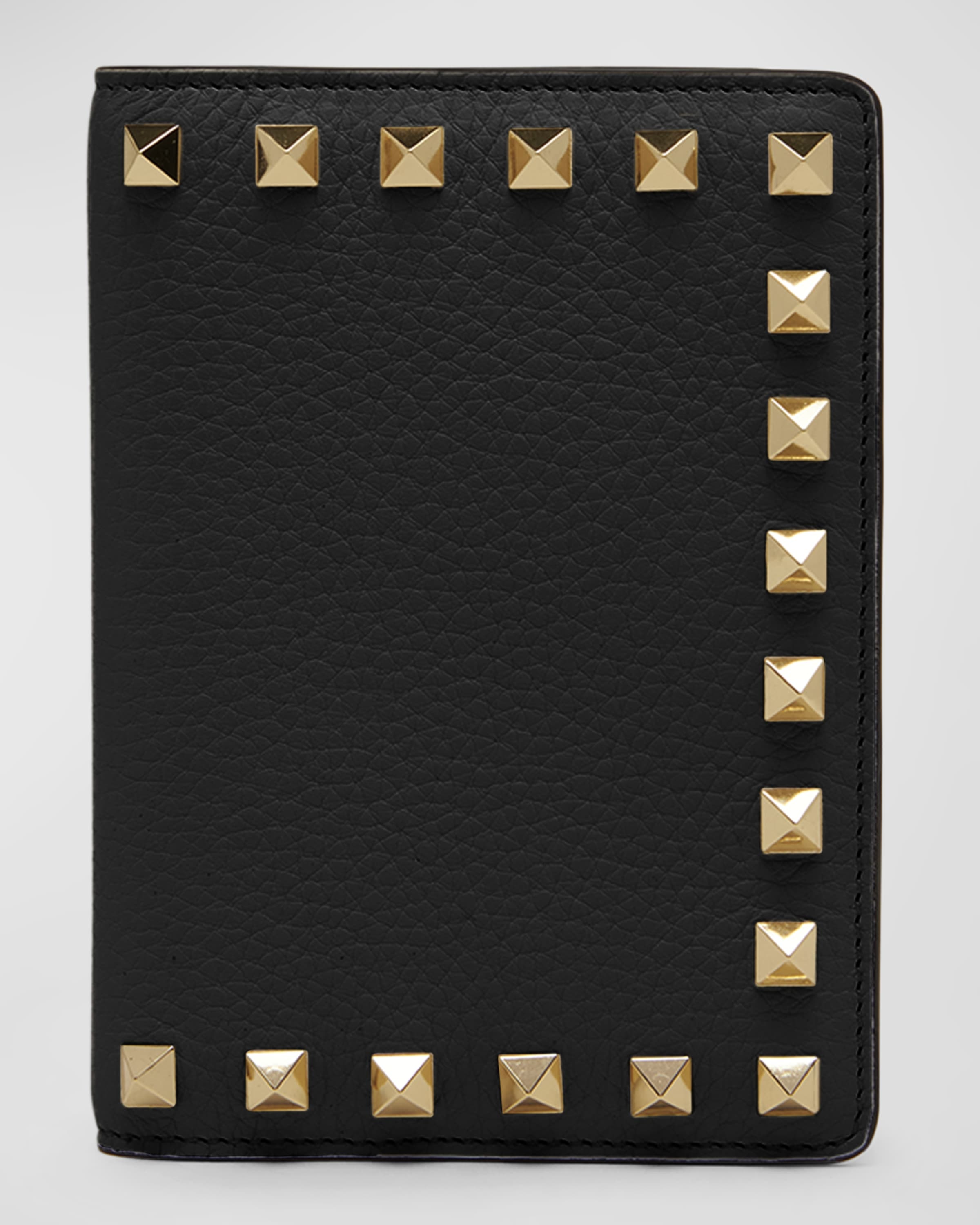 Rockstud Leather Passport Cover - 1