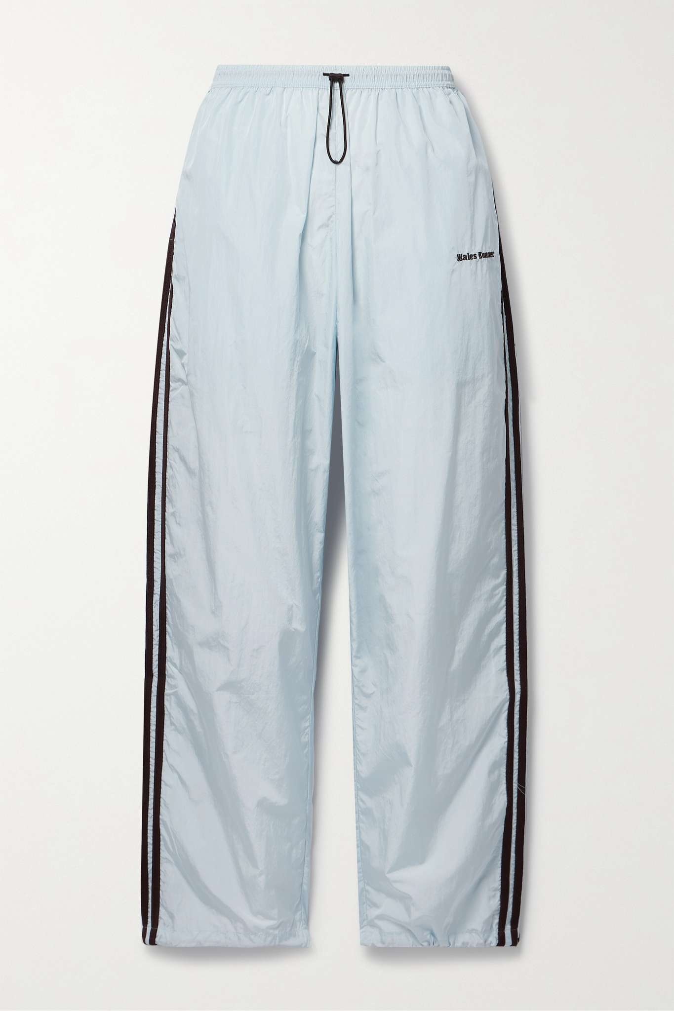 + Wales Bonner embroidered recycled-shell track pants - 1