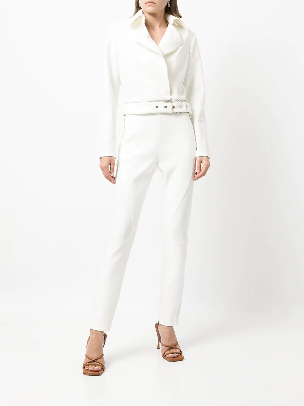 all around-zip belted trench coat - 6