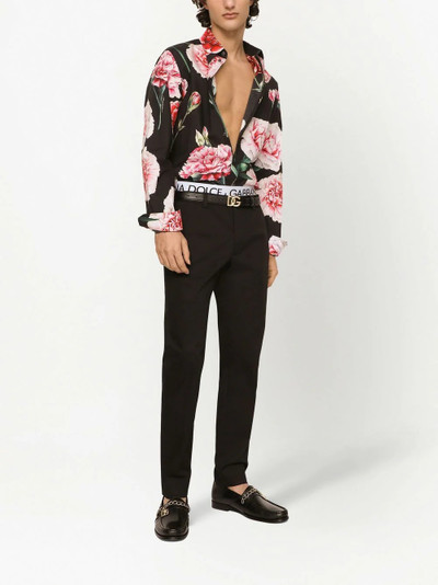 Dolce & Gabbana floral-print cotton shirt outlook