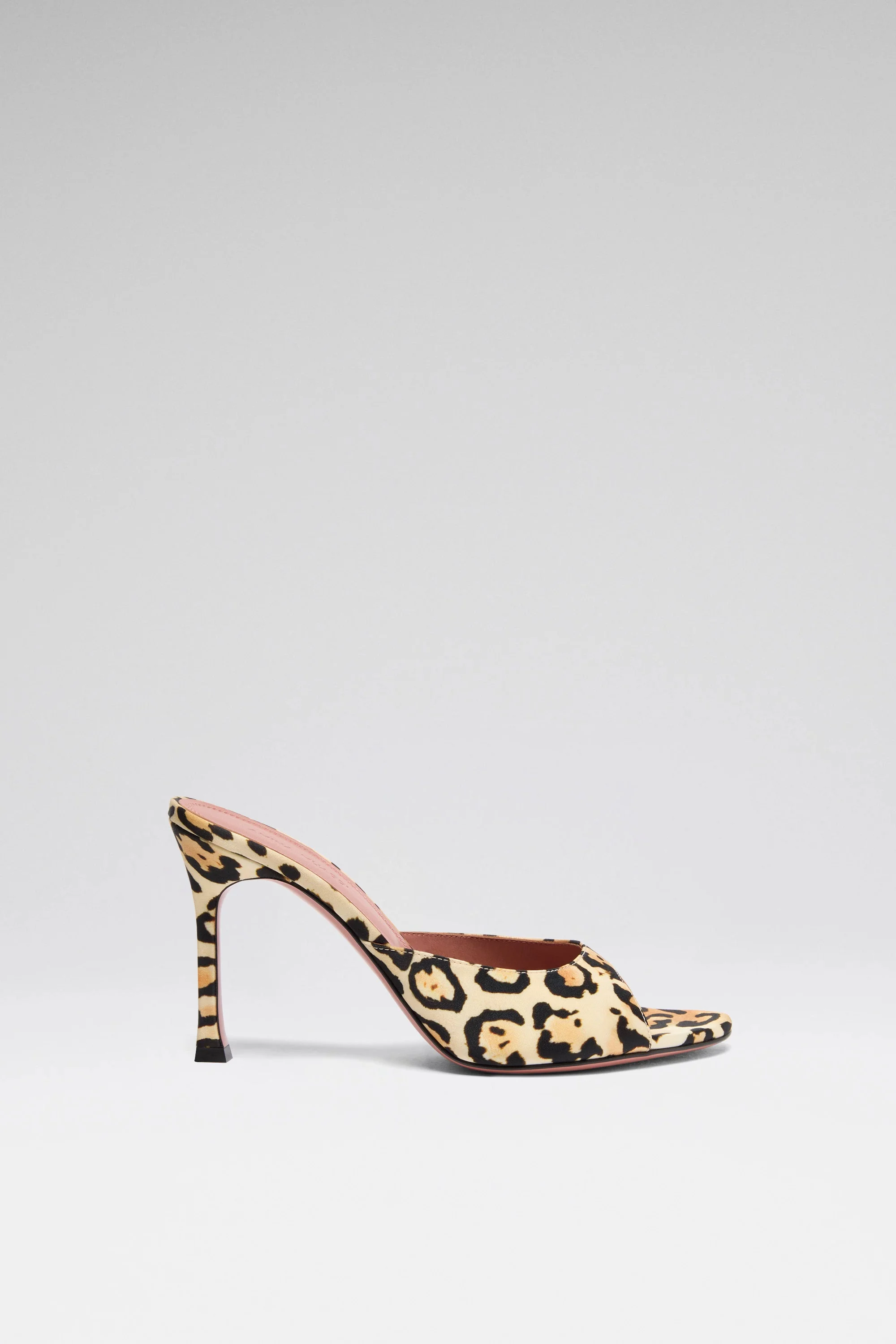 ALEXA SLIPPER LEOPARD PRINT SATIN - 1