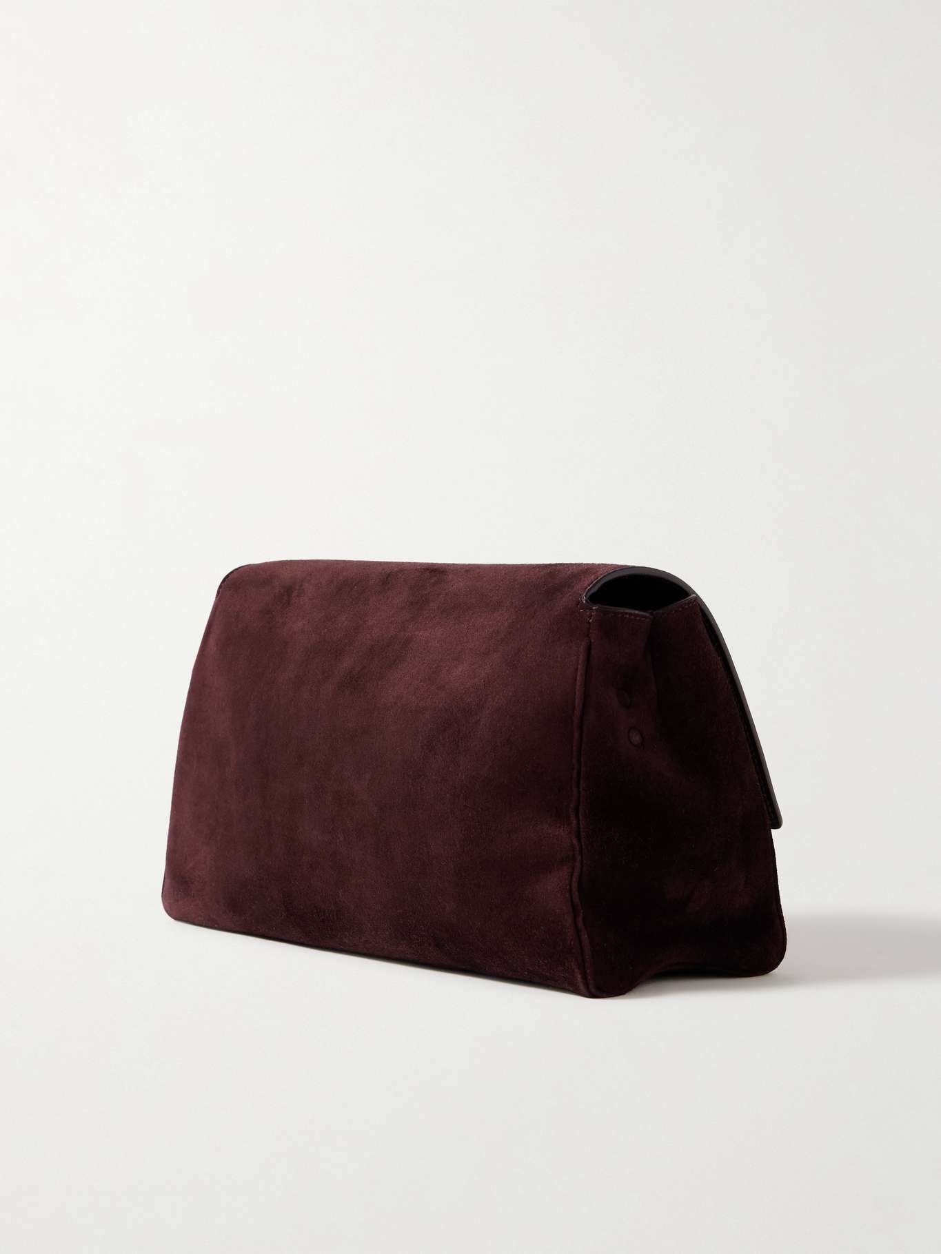 Cate suede shoulder bag Burgundy - 3