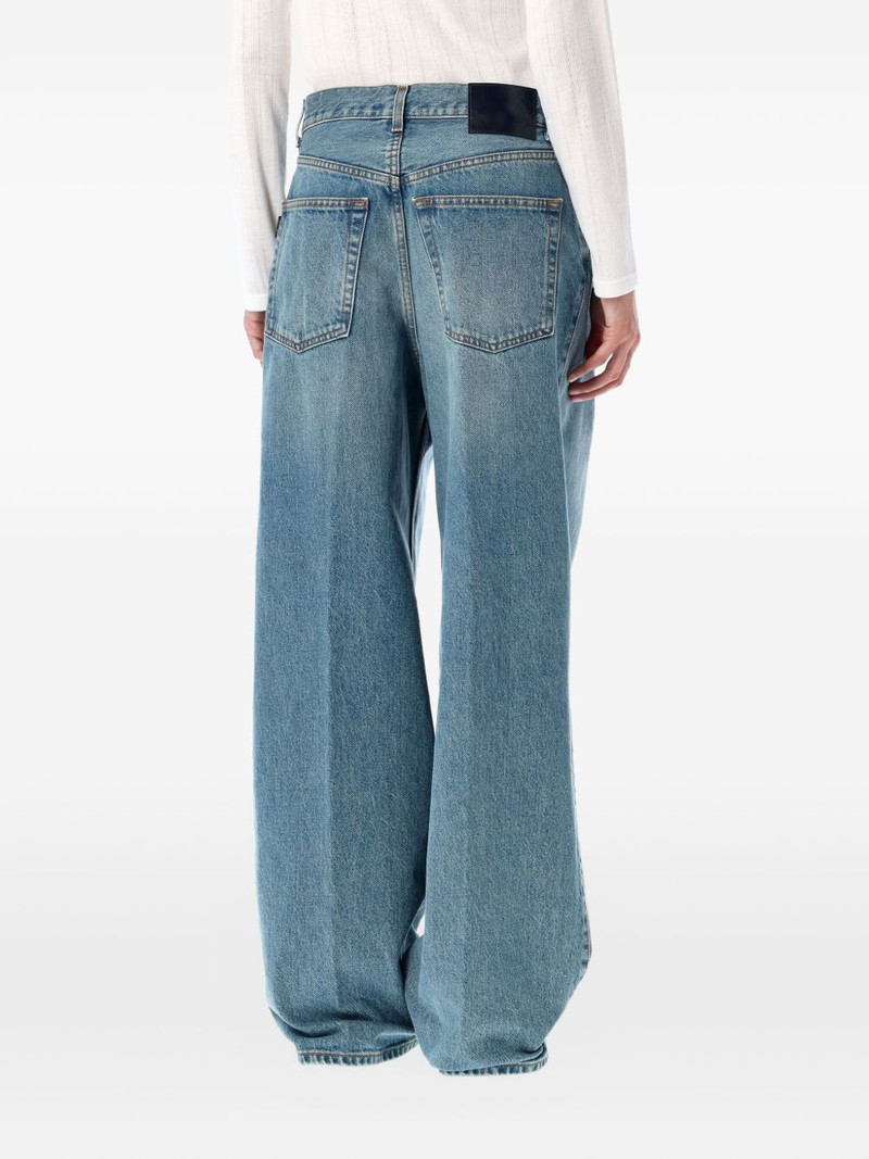 HAIKURE Candy pleated wide-leg jeans outlook