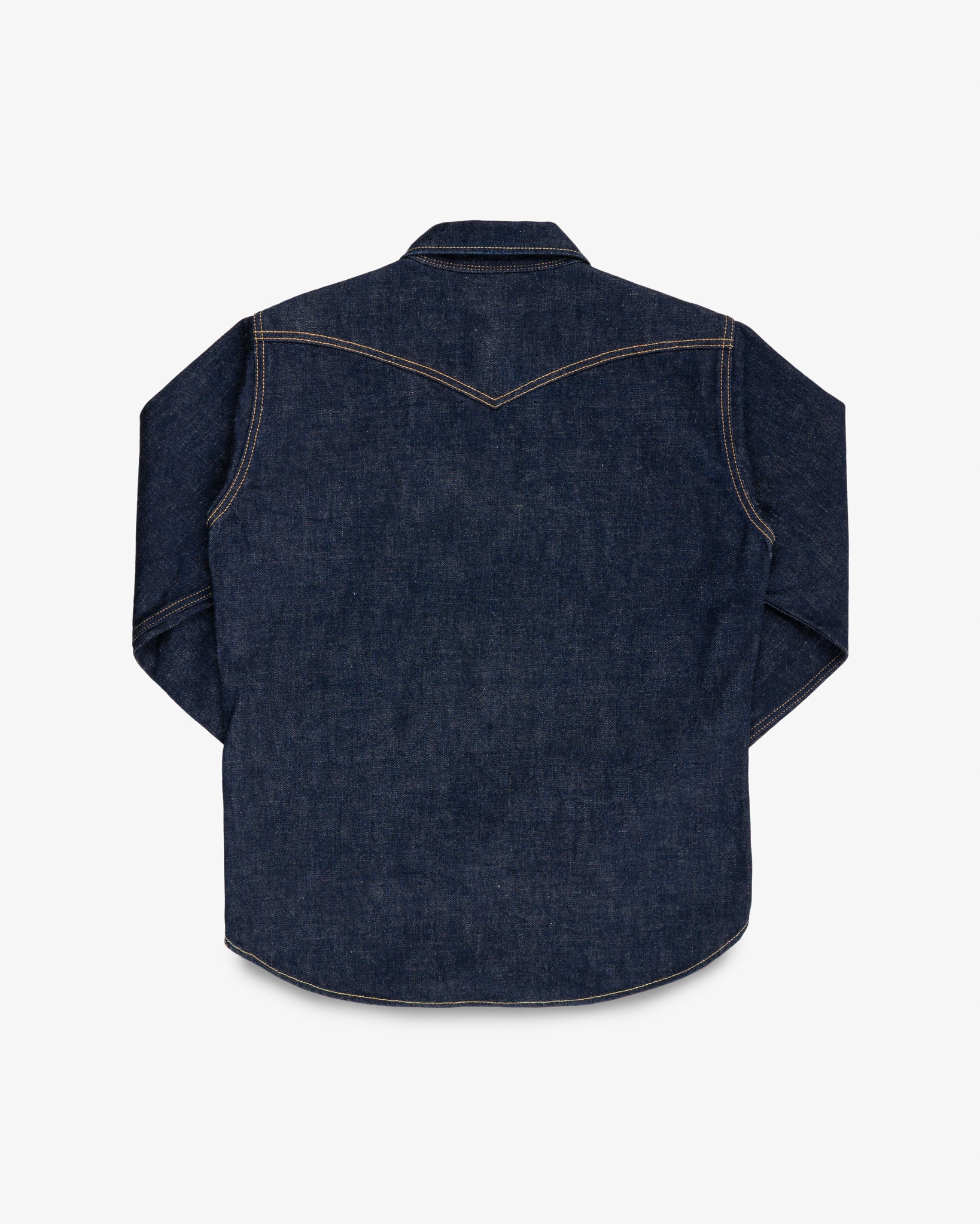 IHSH-292-IND 18oz Vintage Selvedge Denim CPO Shirt - Indigo - 5