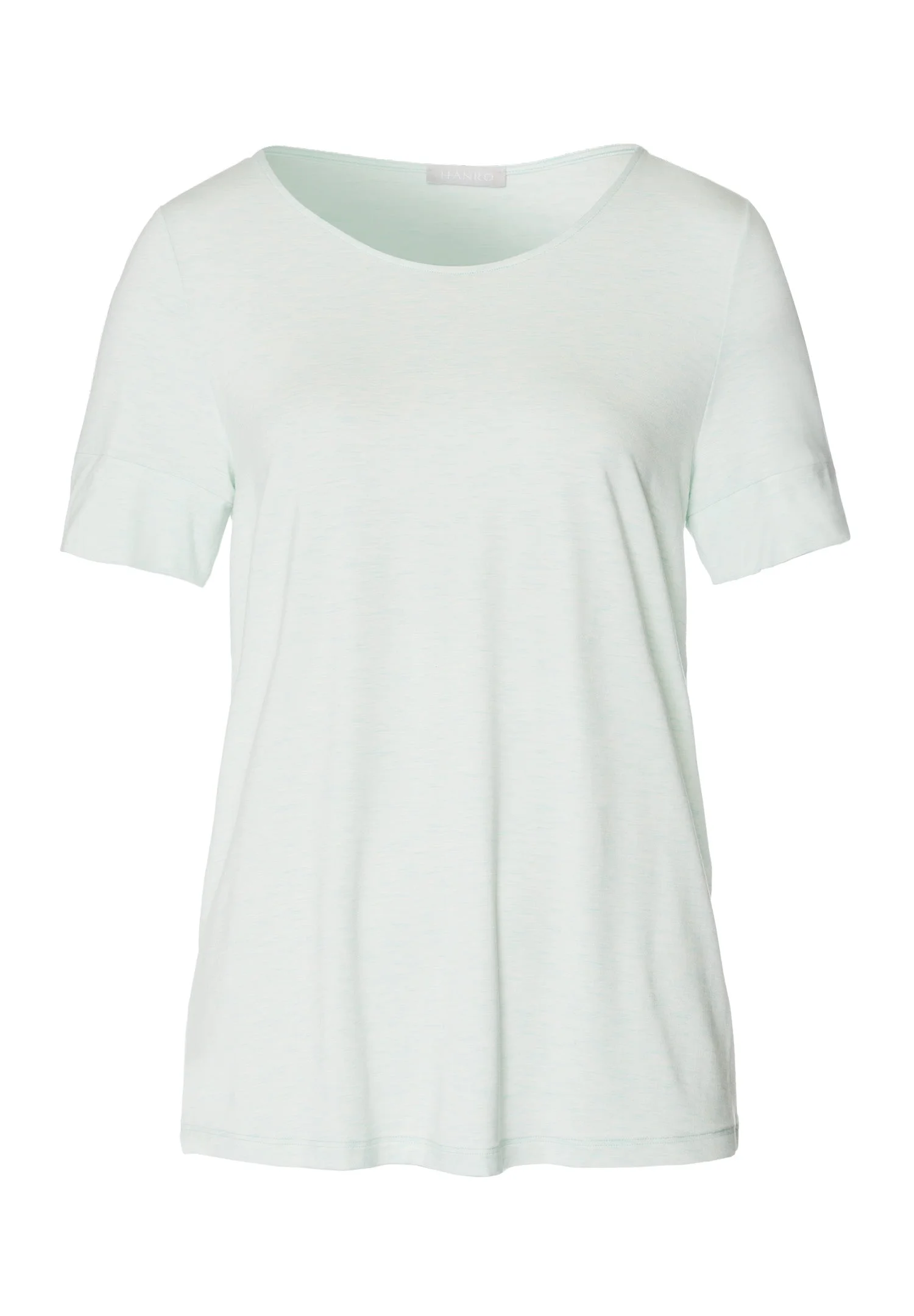 Natural Elegance Relaxed Round Neck Top - 1