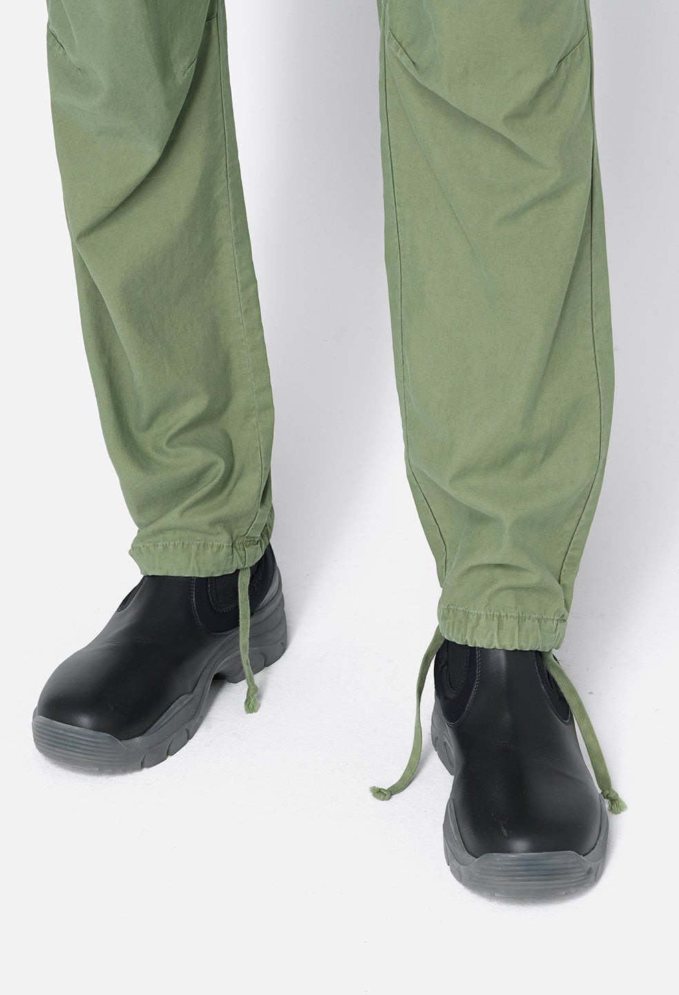 BACK SATEEN CARGO PANTS - 8