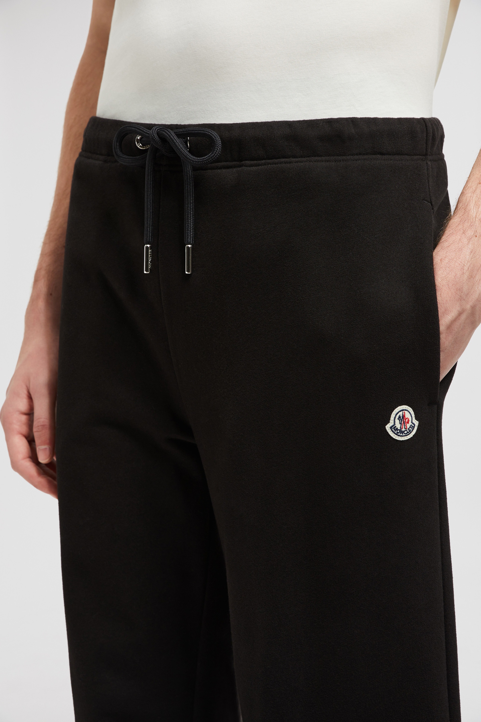 Logo Patch Cotton Sweatpants - 4