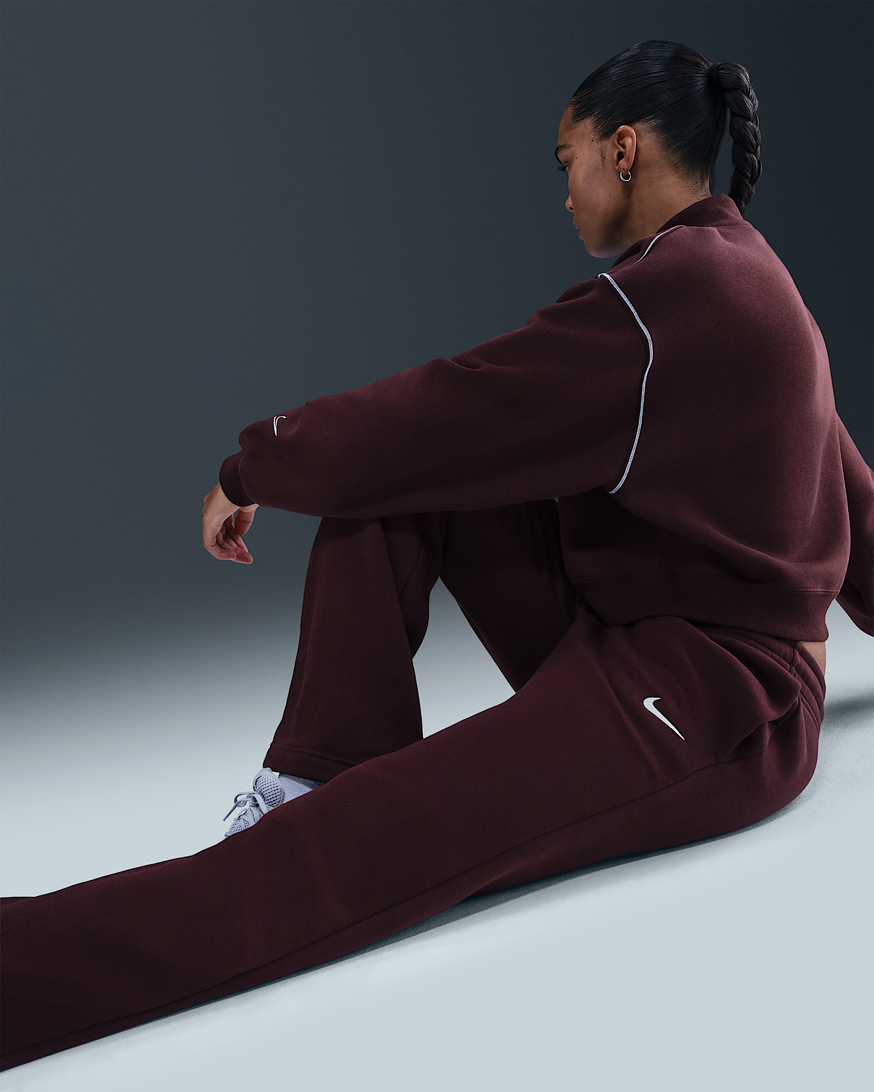 Nike Sportswear Phoenix Fleece Women's Mid-Rise Open-Hem Pants - 5
