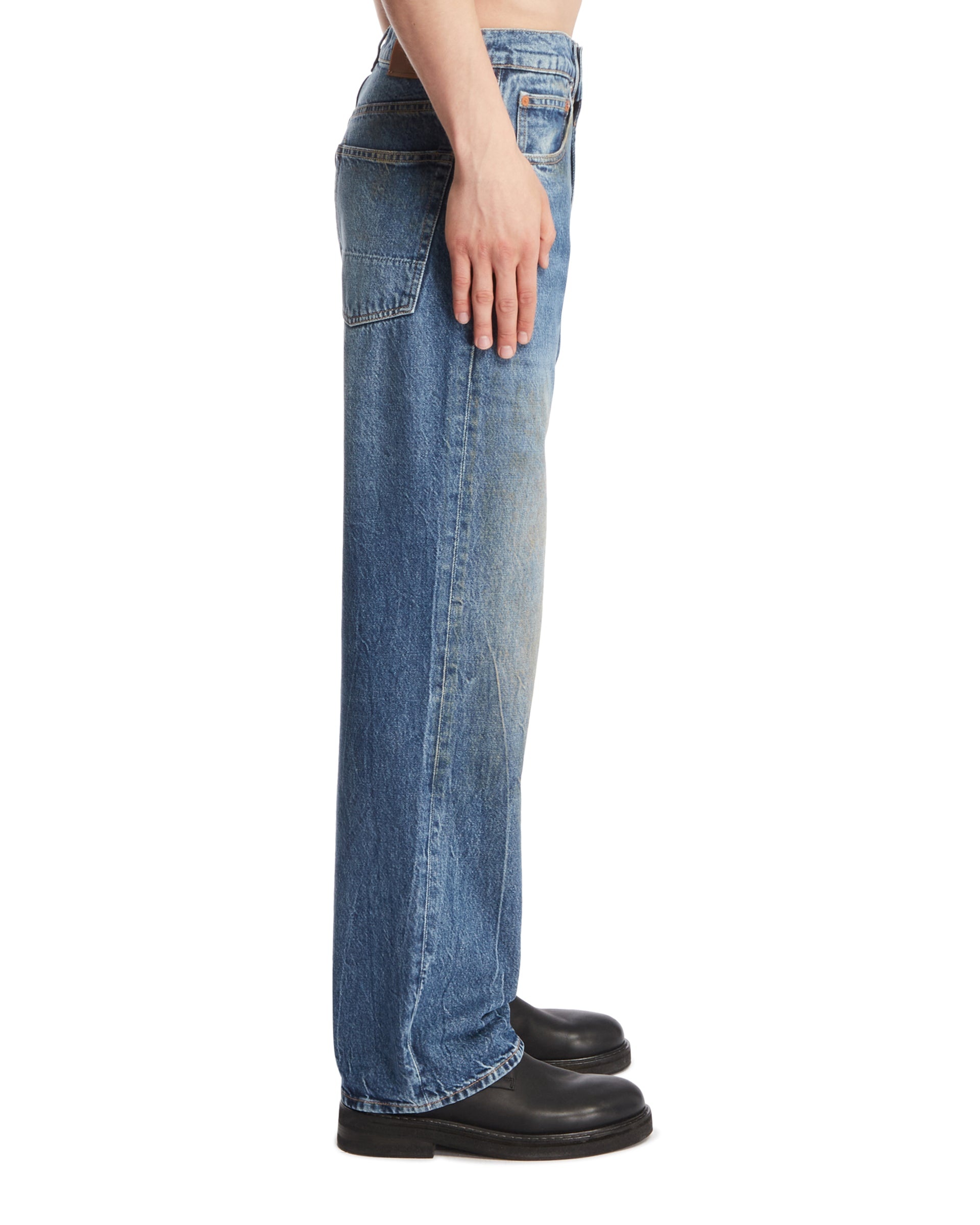Blue Third Cut Jeans - 5