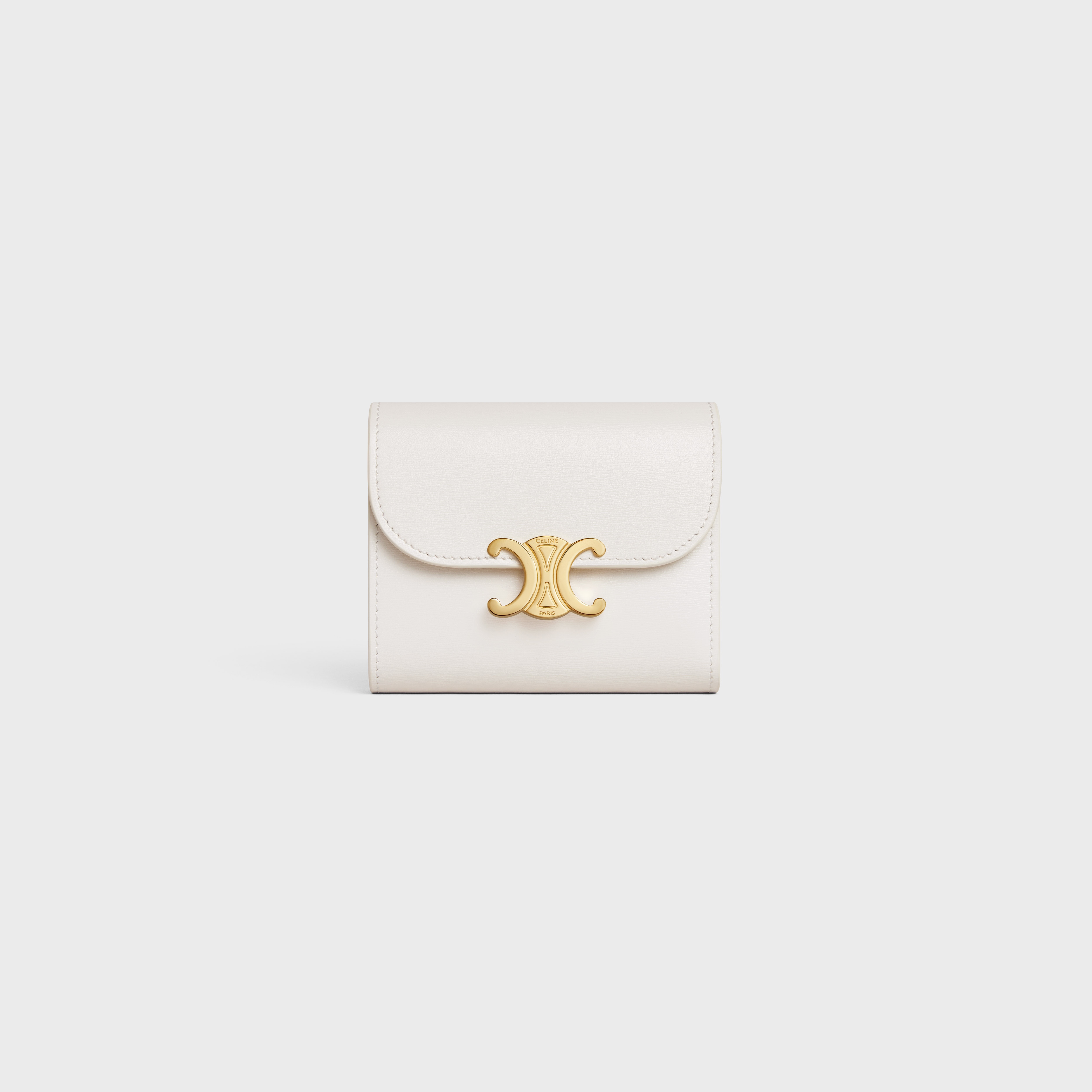 Small Wallet TRIOMPHE in Shiny calfskin - 1