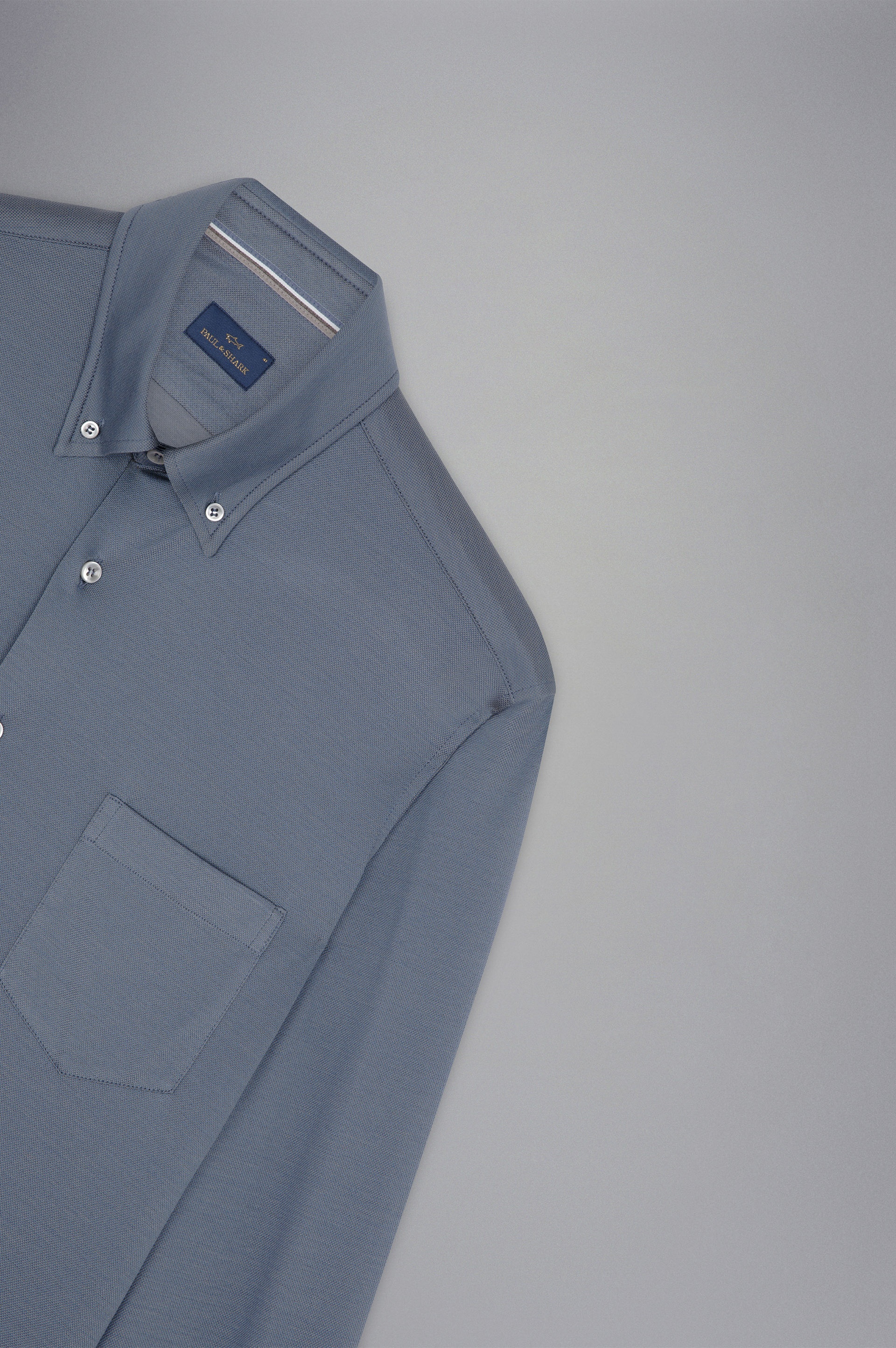 PIQUÉ COTTON SHIRT - 5