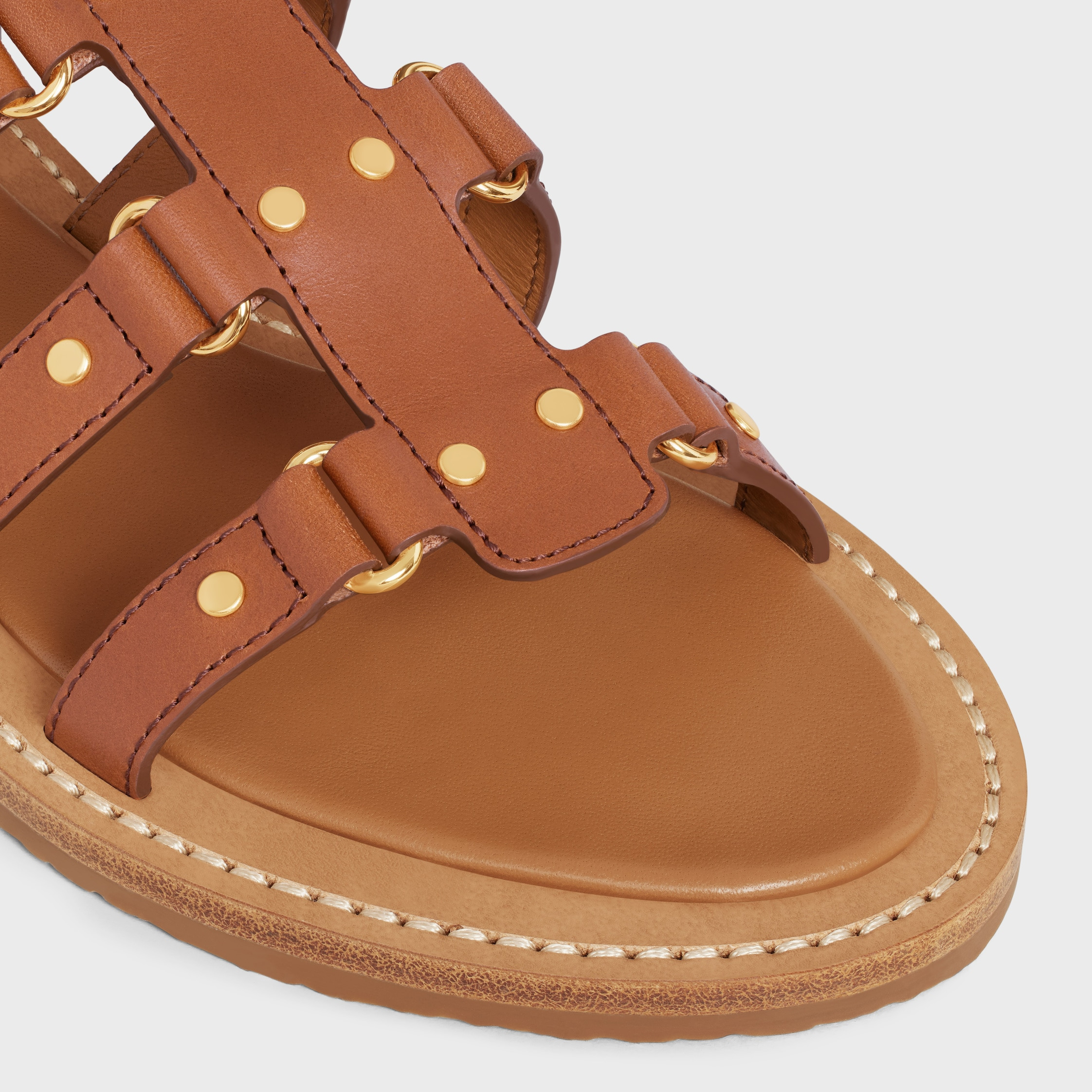 CELINE LYMPIA GLADIATOR SANDAL in CALFSKIN - 4