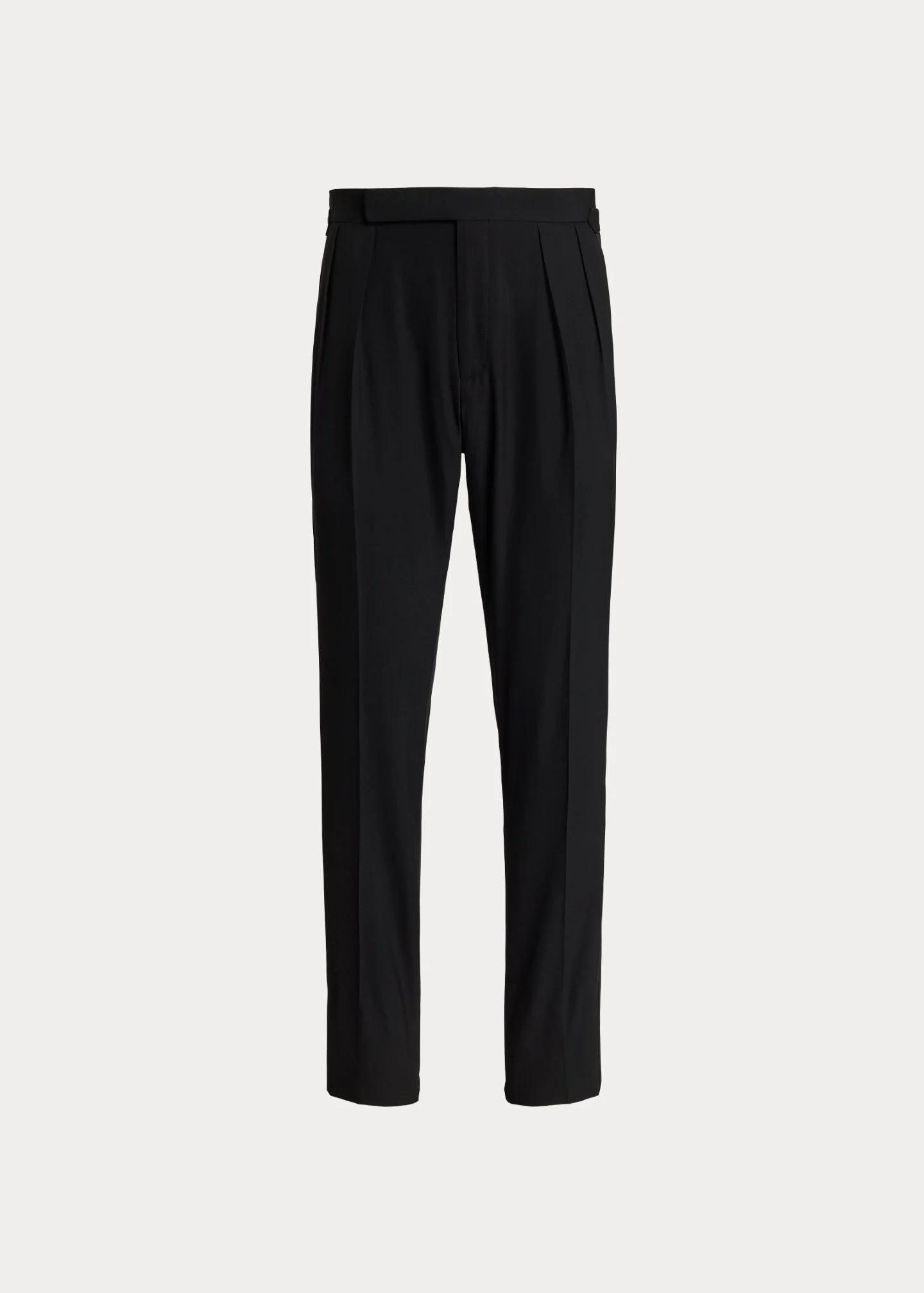 Wool Barathea Tuxedo Trouser - 1