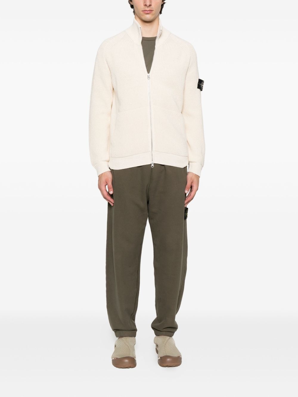 Raw Beauty zip-up cardigan - 2