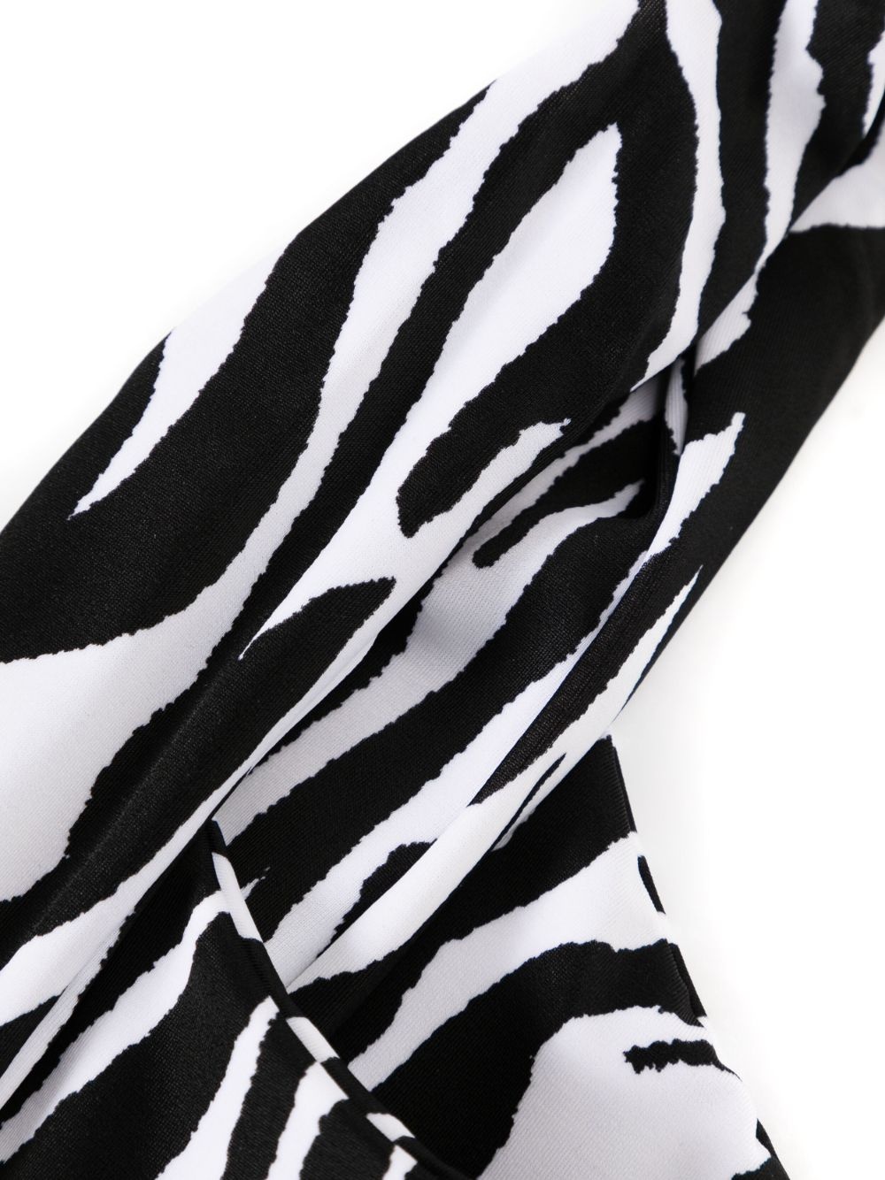 twist-detailing zebra-print bikini - 4