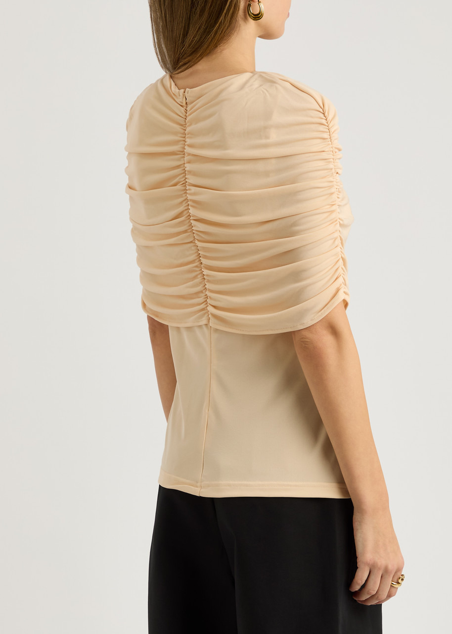 Esse Studios Bonachi Cape-effect Jersey top - 3
