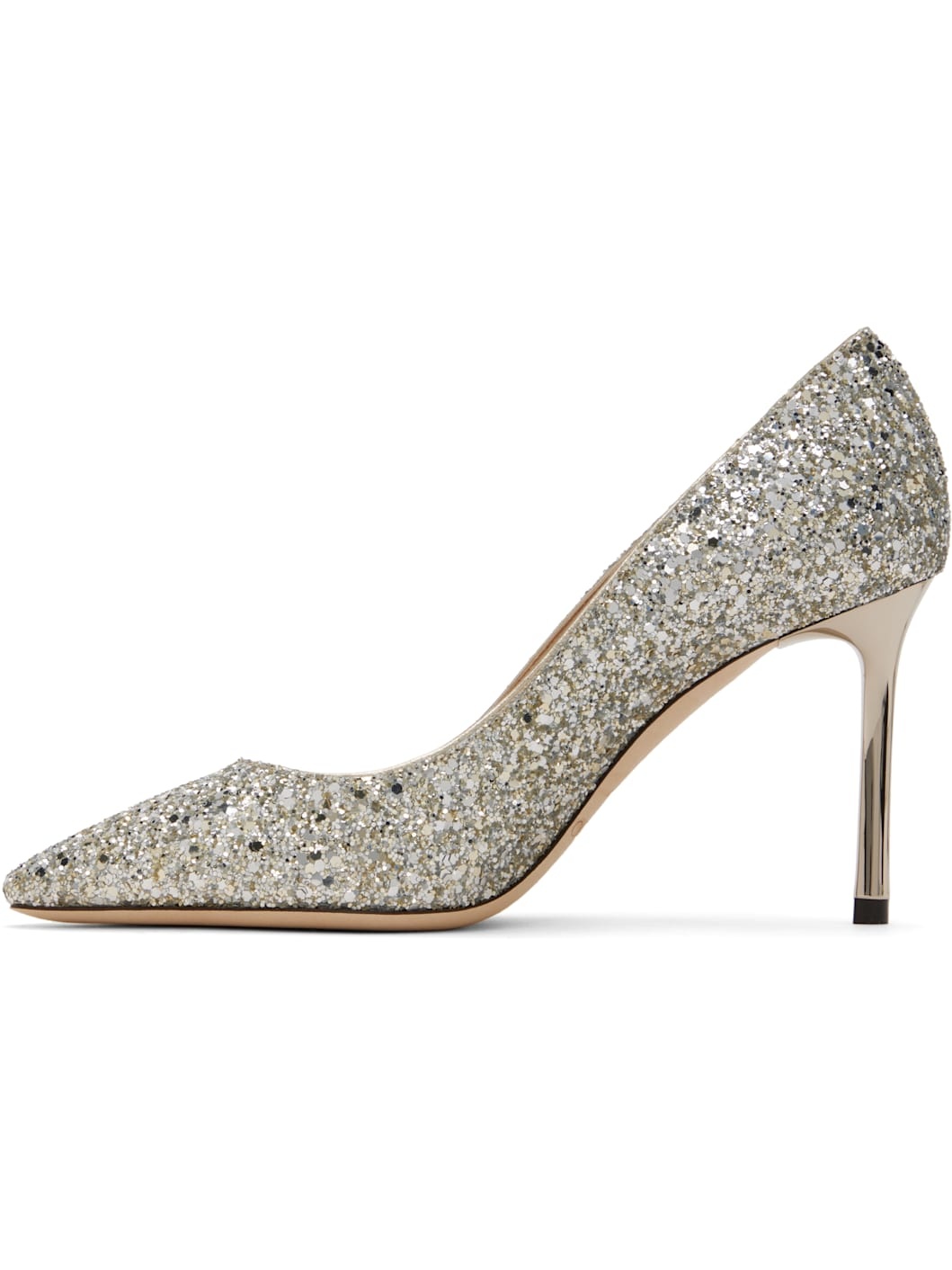 Silver Romy 85 Heels - 3