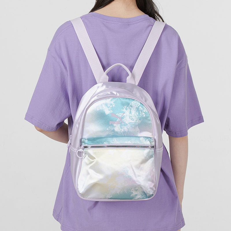 (WMNS) PUMA Time Backpack 'Purple Blue Yellow' 078745-02 - 5