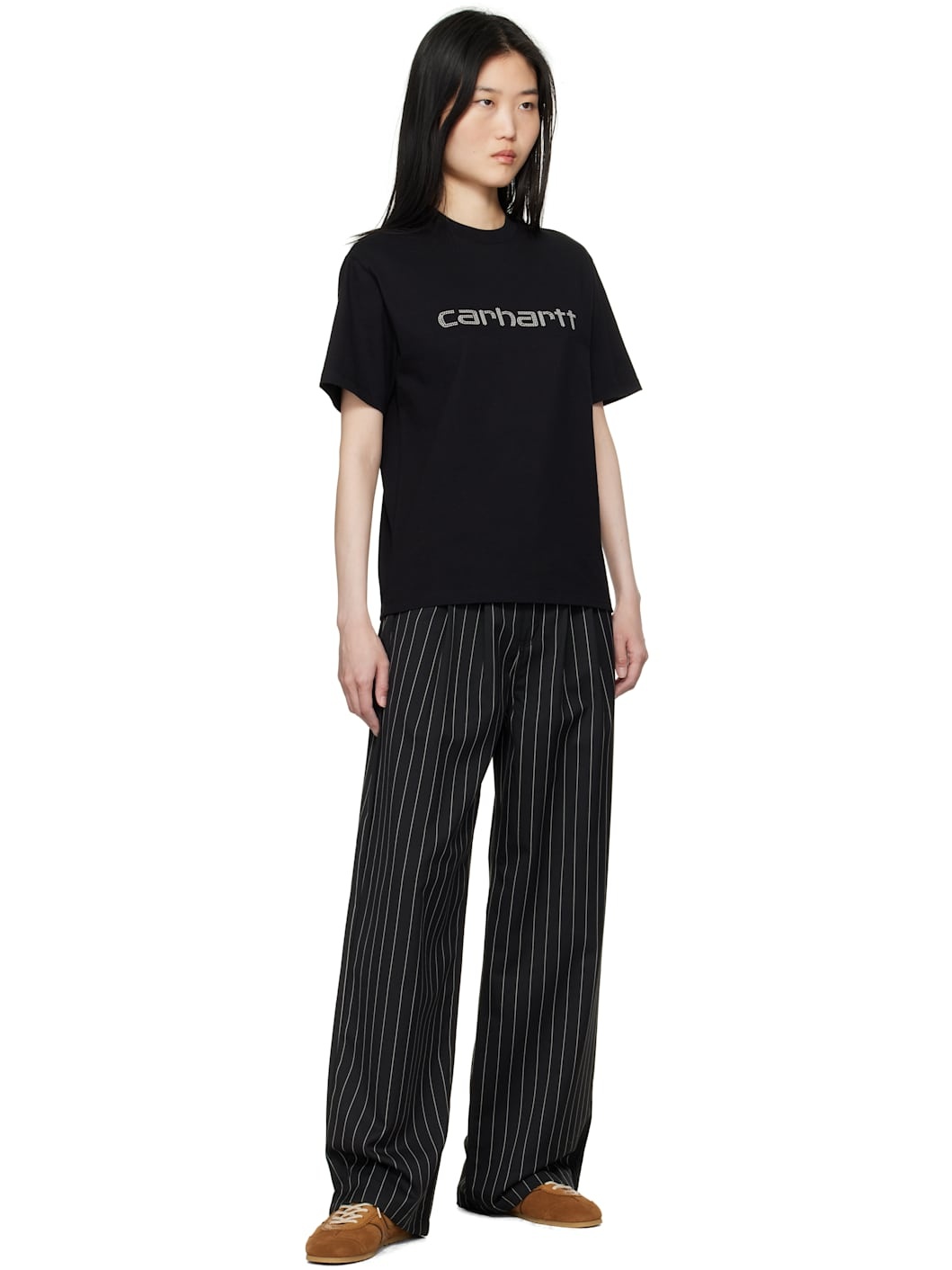 Black Rivet Script T-shirt - 4