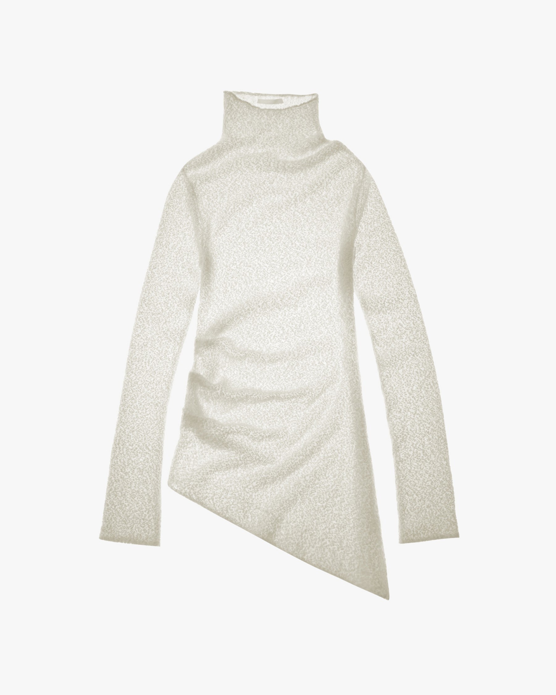 ASYMMETRICAL TURTLENECK SWEATER - 1