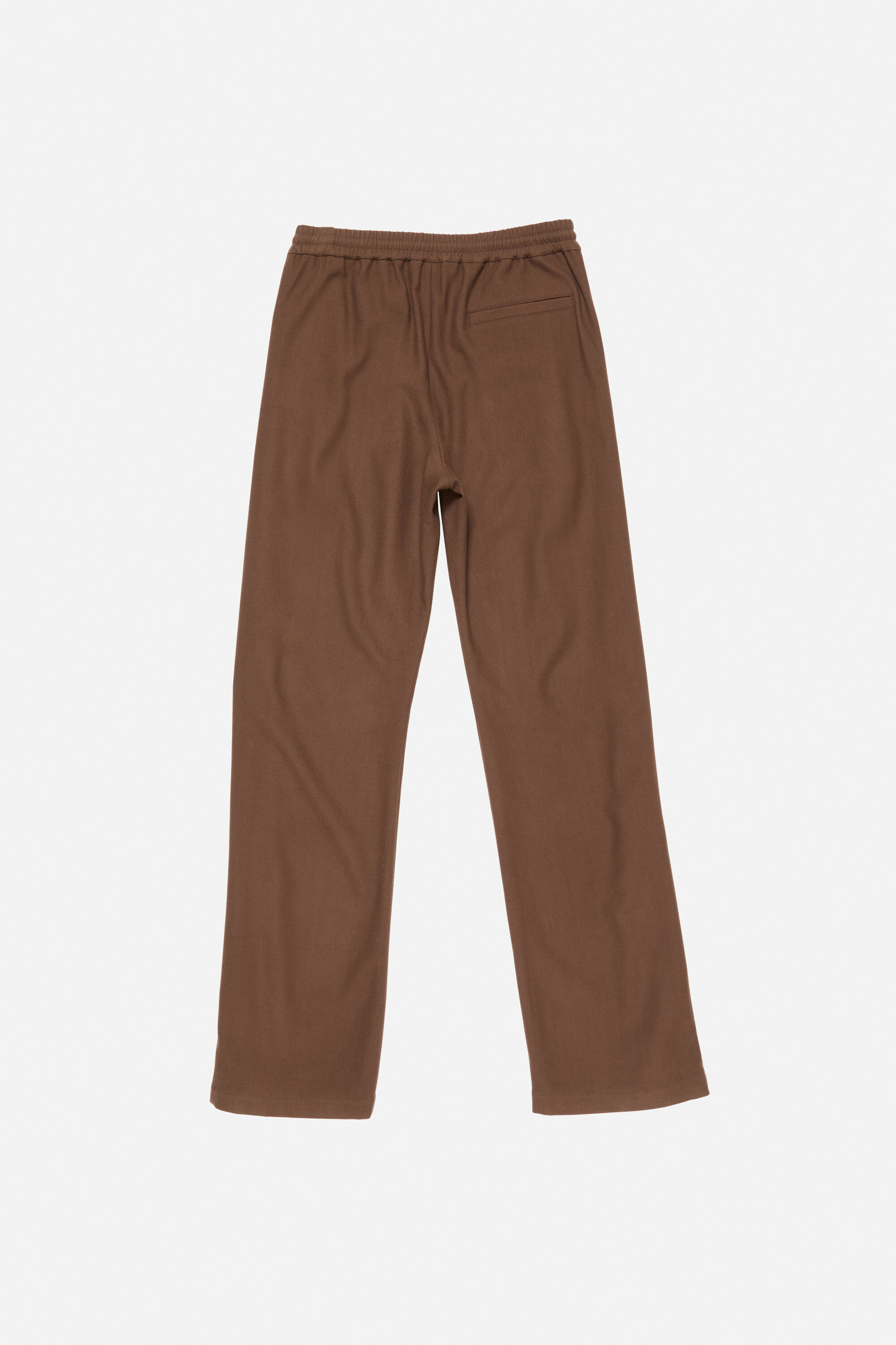Tailored wool trousers - Chocolate brown - 7