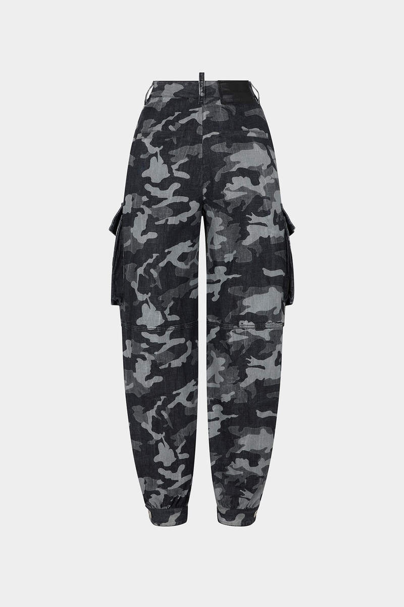 GREY CAMO WASH CARGO PANTS 7