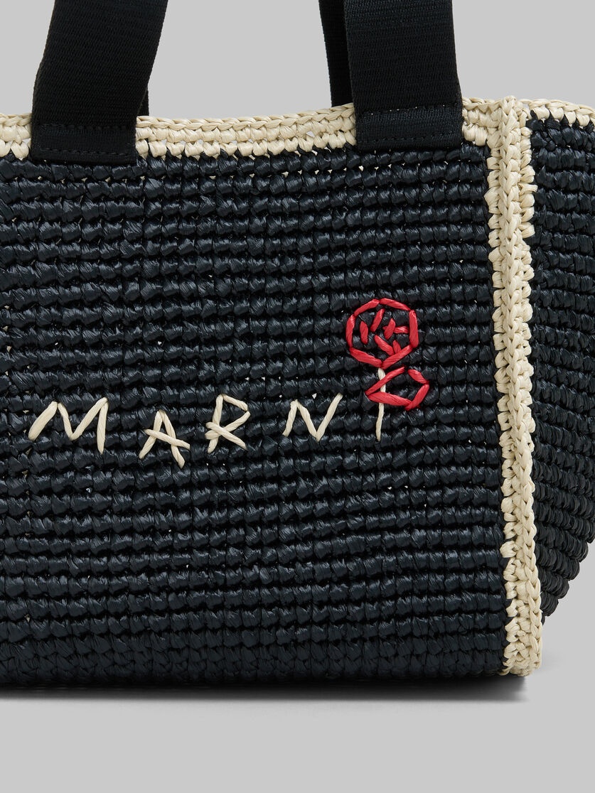 BLACK MACRAMÉ SILLO SMALL SHOPPER - 5