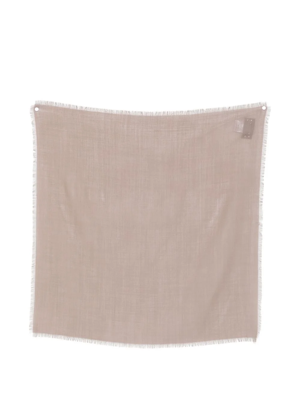 frayed-edge wool scarf - 1