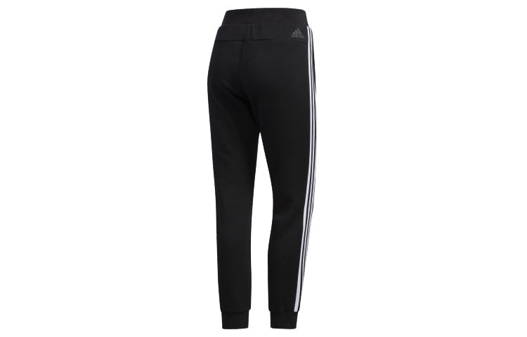 (WMNS) adidas W Mh Pt Dk 3S Track Pants For Black/White FM9308 - 2