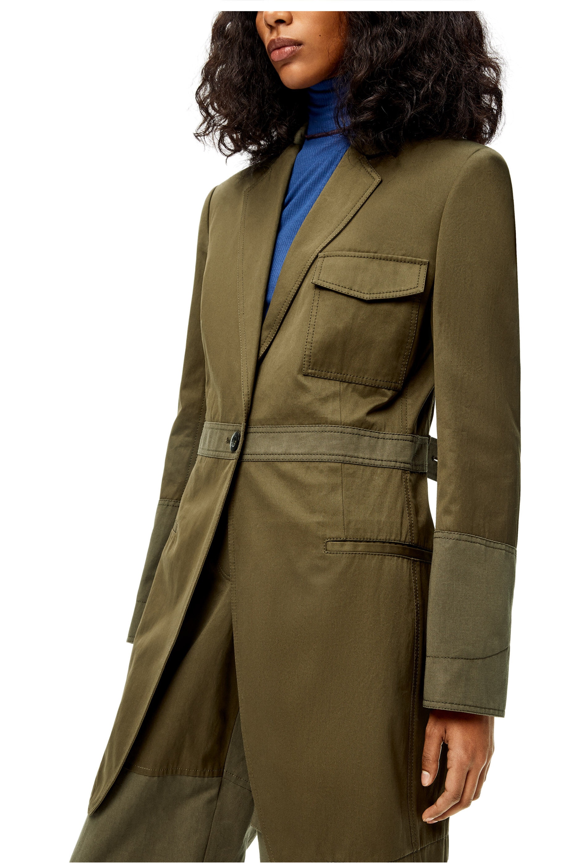 Military jacket in cotton - 5