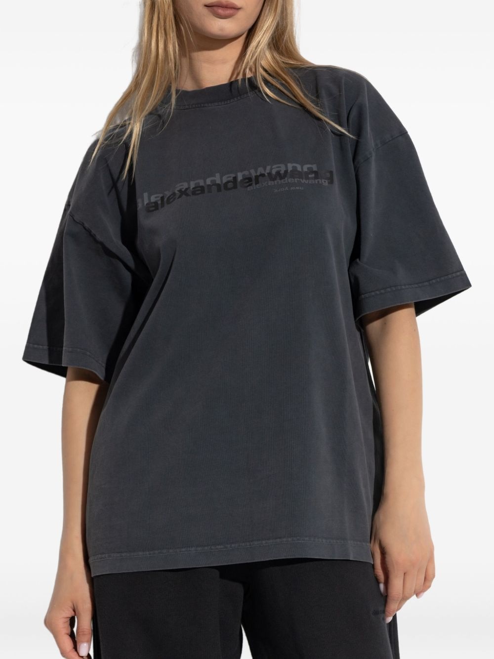 logo-print T-shirt - 2