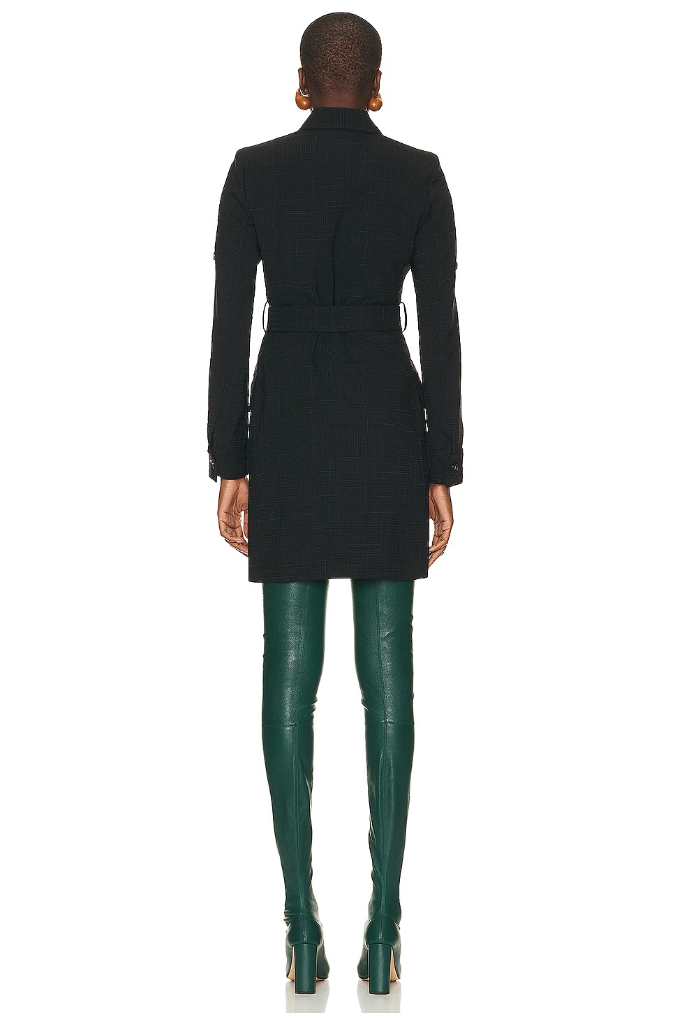 Criss Cross Viscose Silk Dress - 3