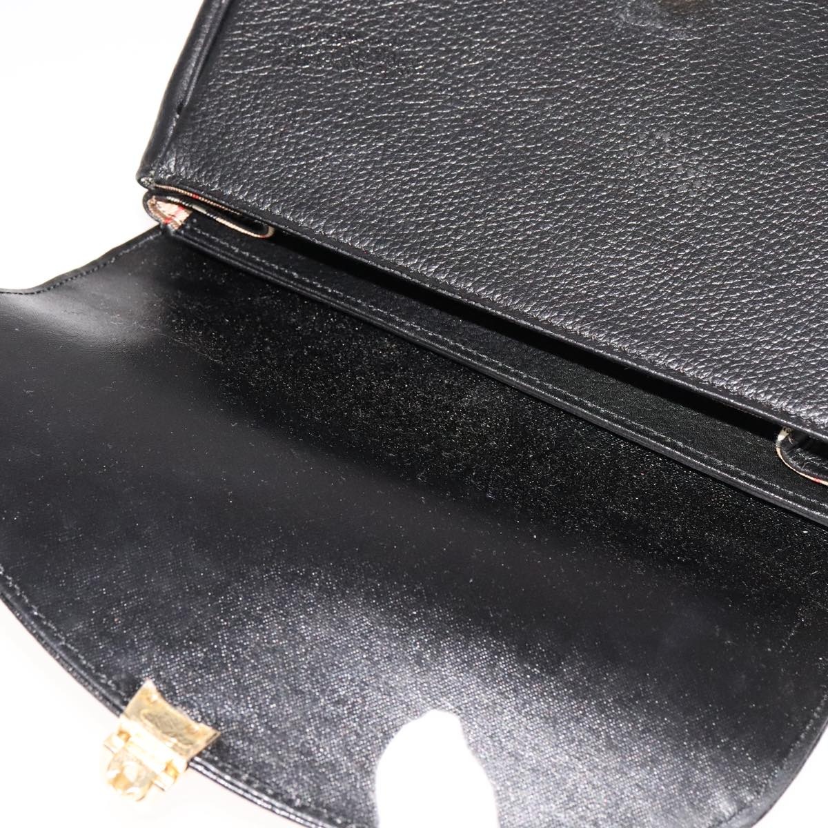 Burberry Hand Bag Leather Black - 15