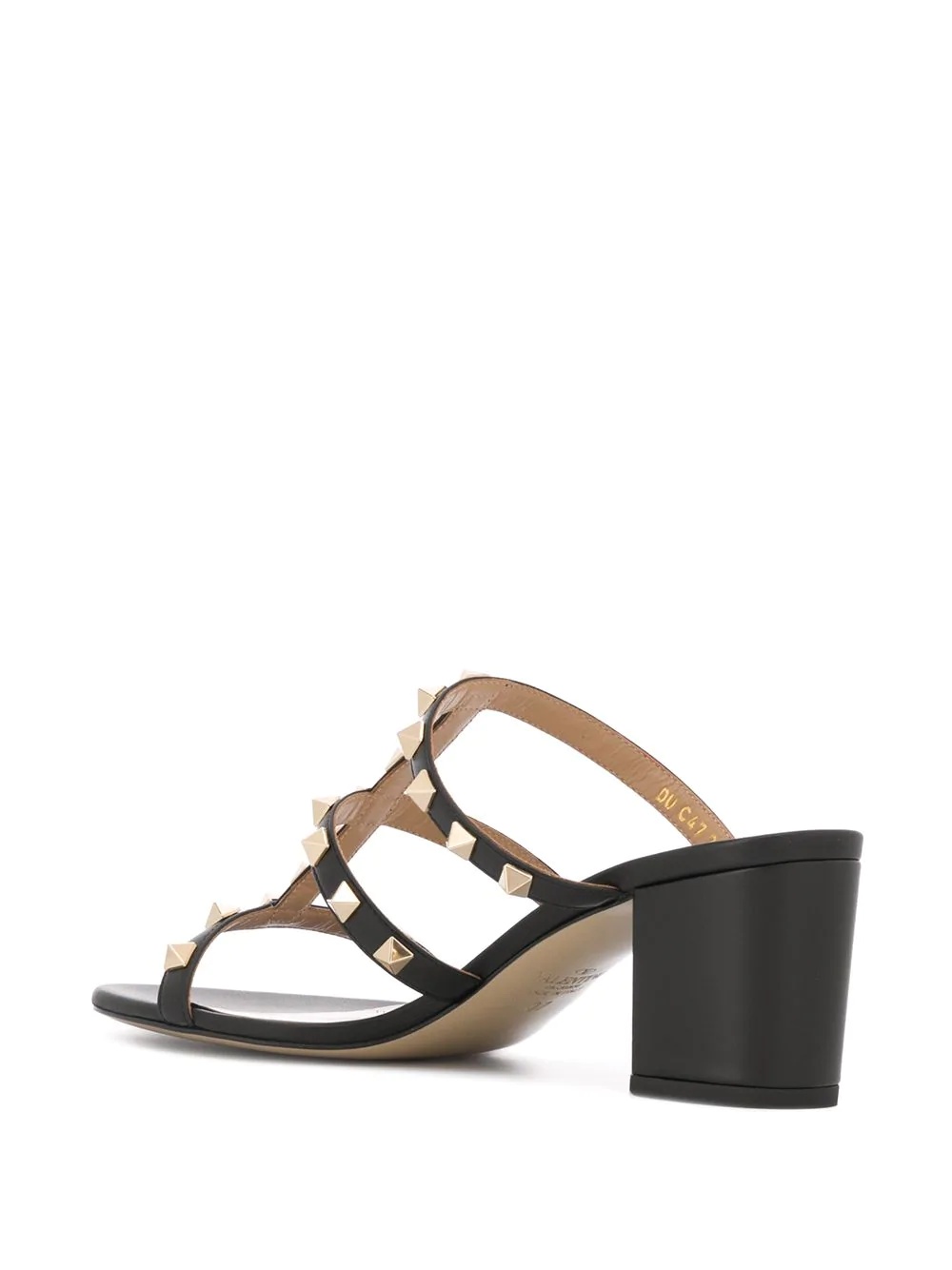 Rockstud leather sandals - 3