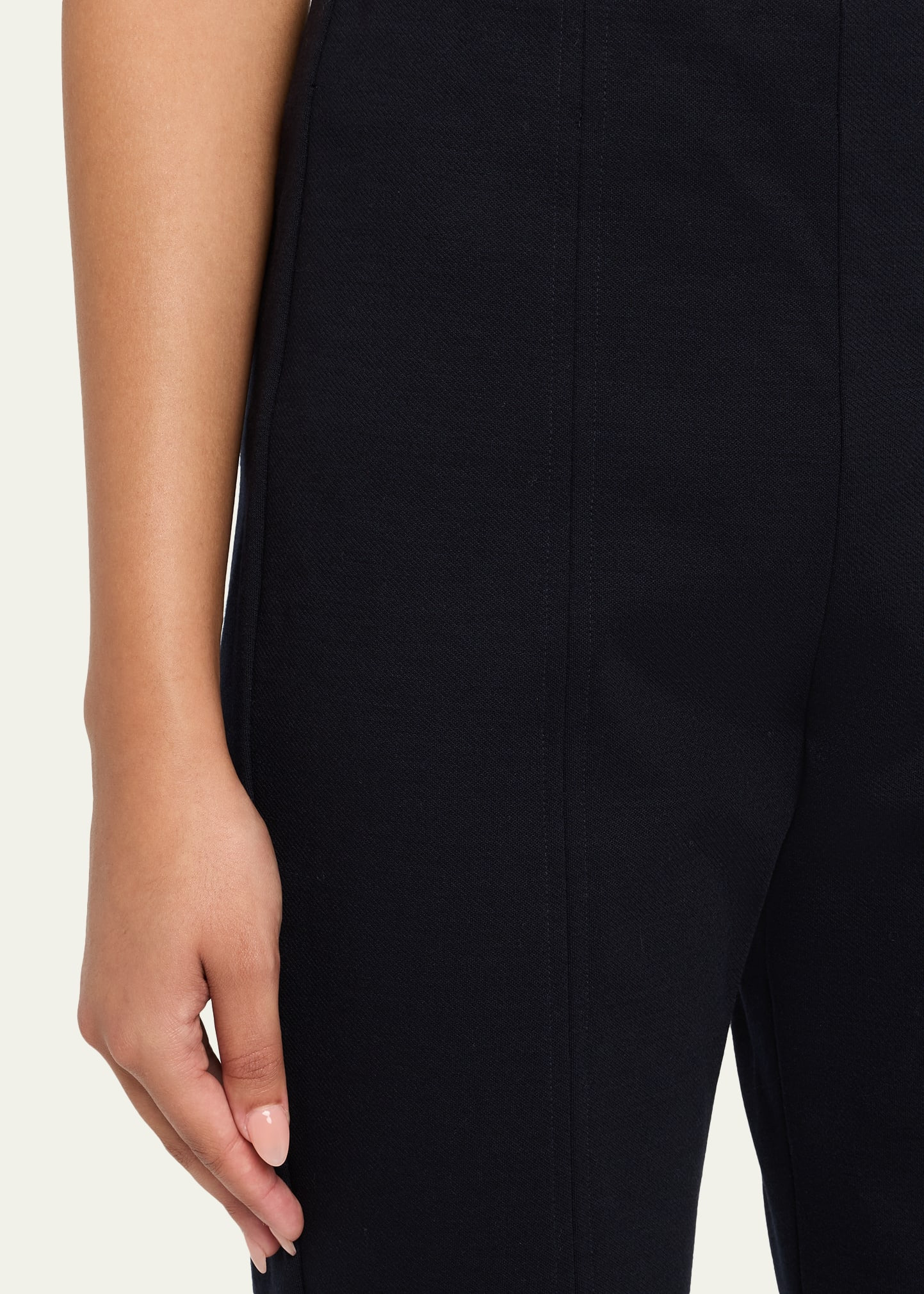 Nebbia Slit-Hem Straight-Leg Wool Pants - 5