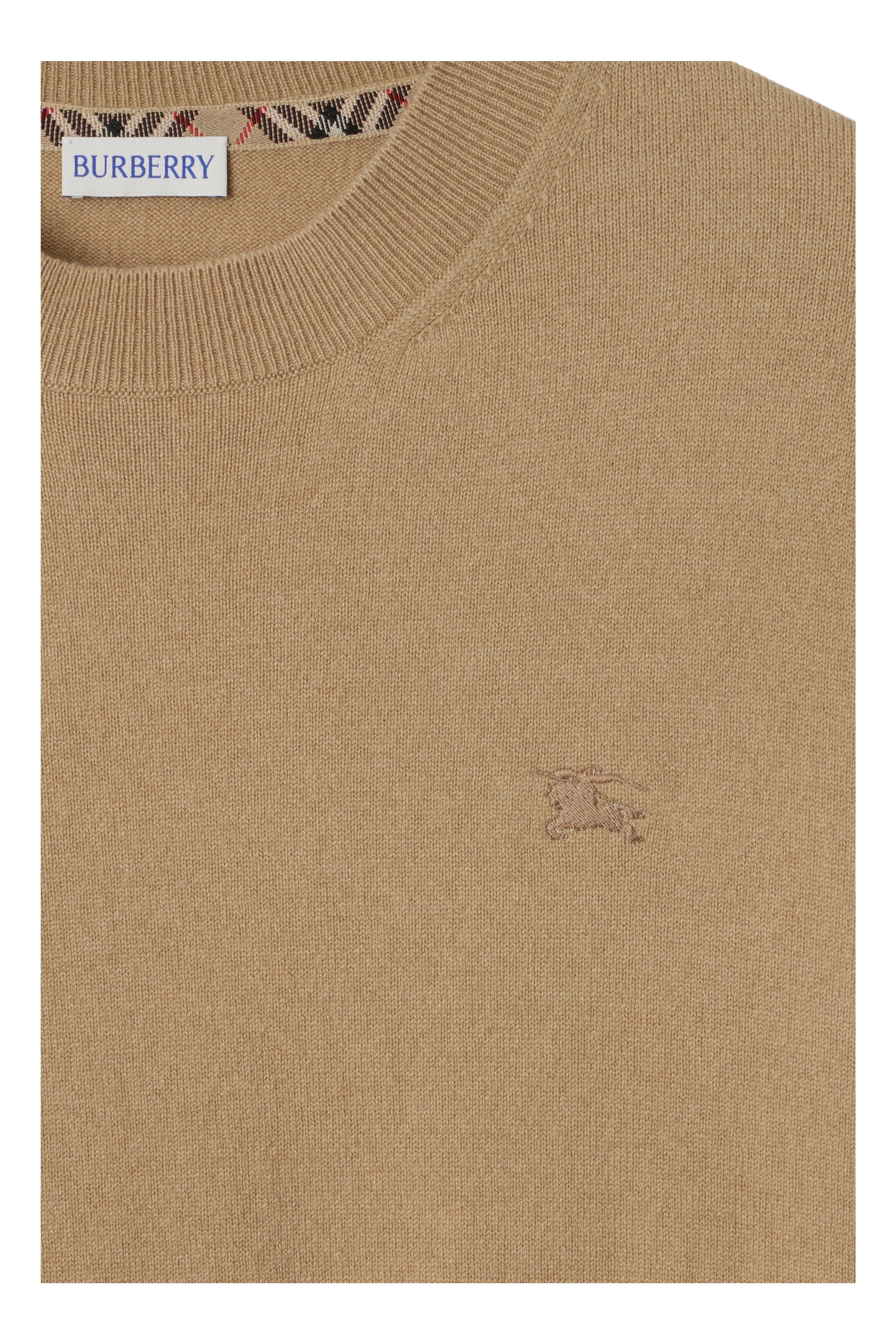 burberry Cashmere Blend Sweater in Flax Beige at Nordstrom - 5