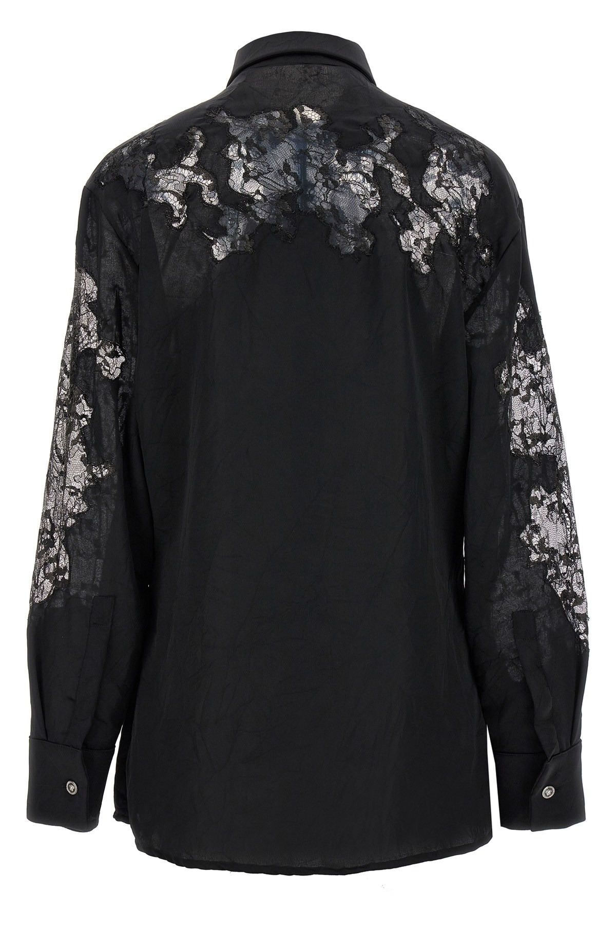 Satin lace shirt - 2