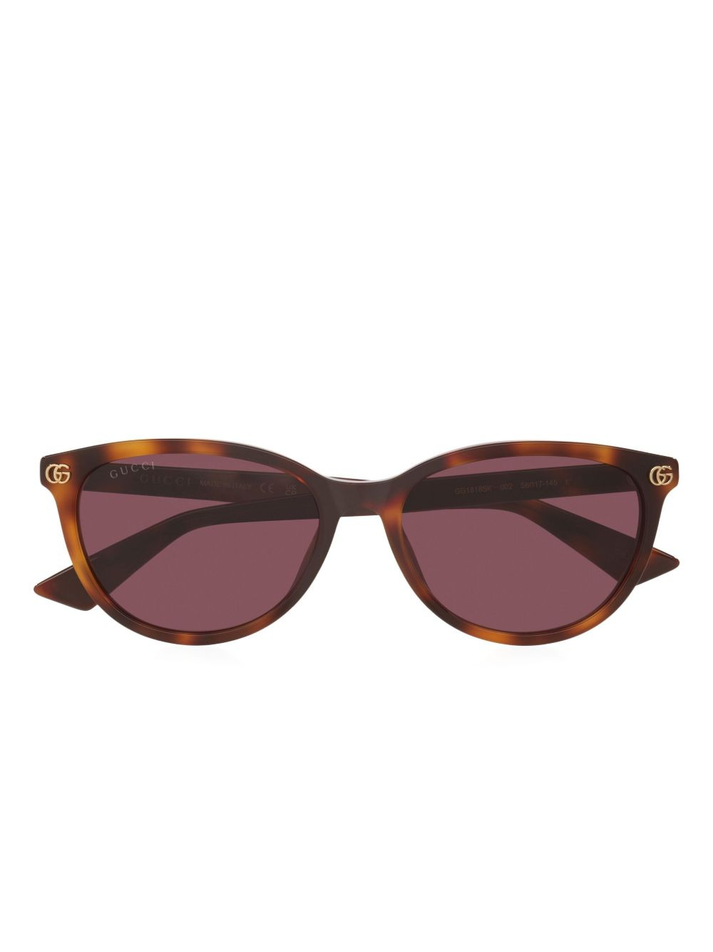 GG-logo tortoiseshell sunglasses - 5