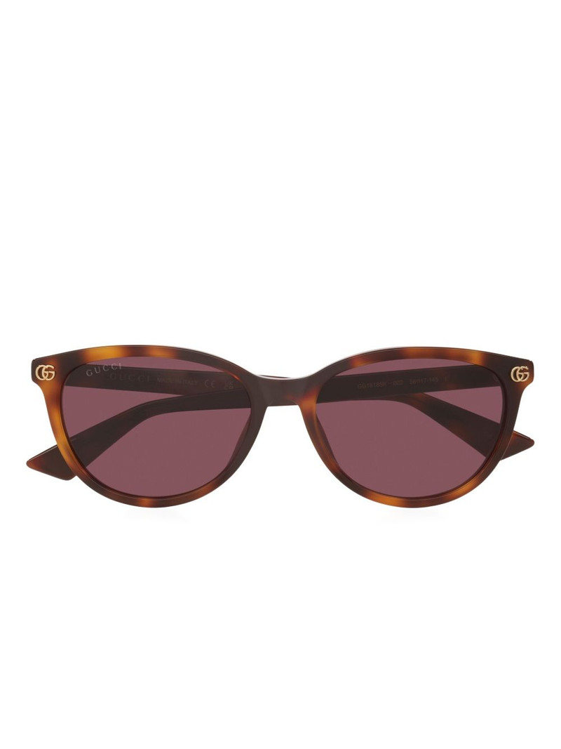 GG-logo tortoiseshell sunglasses 5