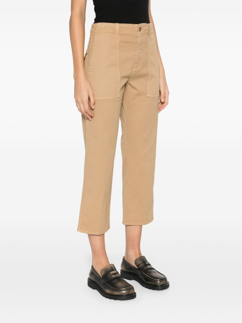 gabardine cropped trousers 3