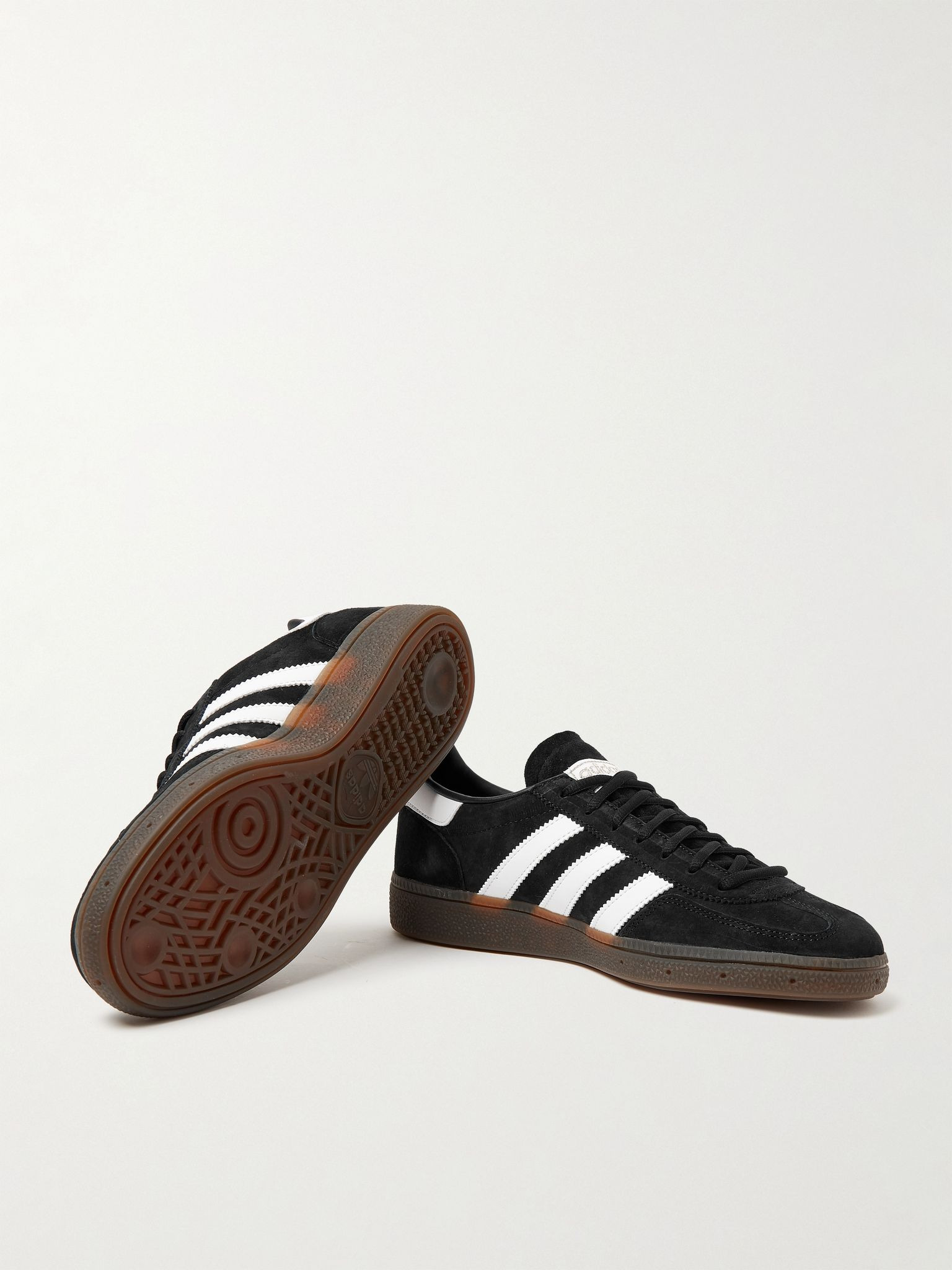 Handball Spezial Suede and Leather Sneakers Black - 6