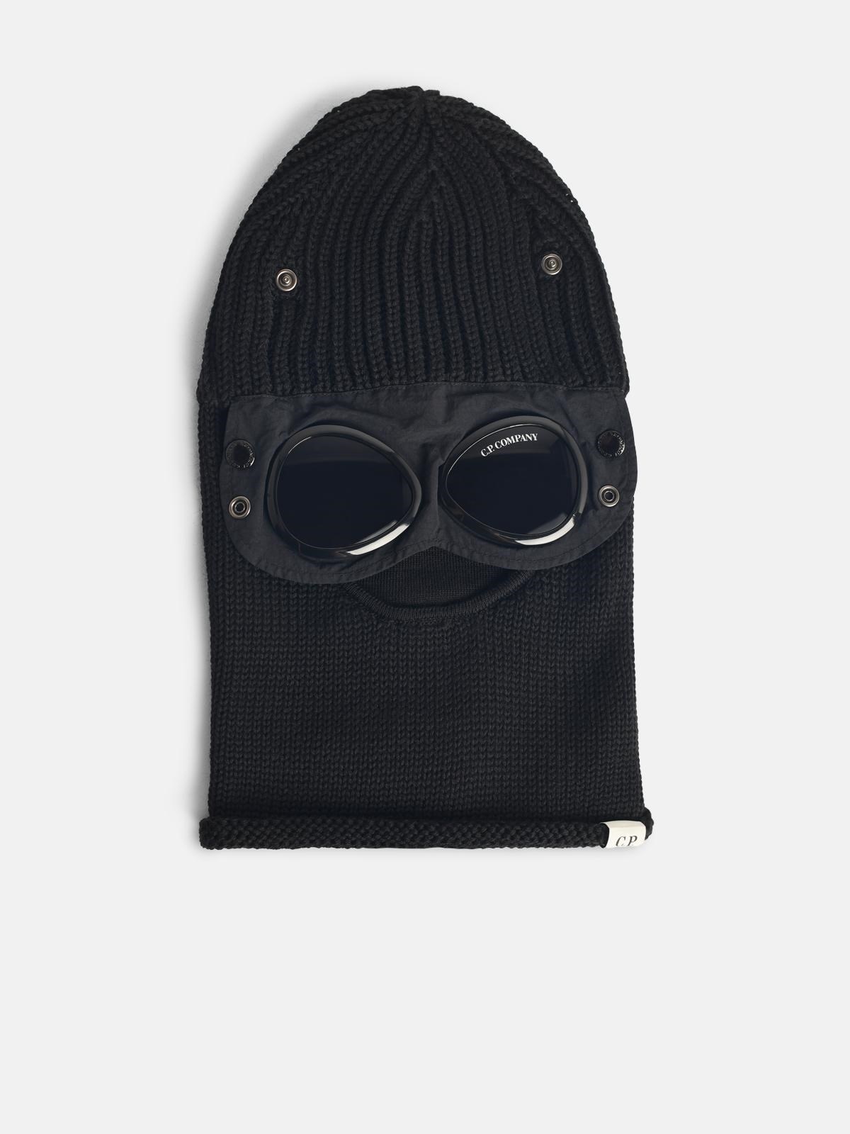 'LENS' BLACK WOOL BALACLAVA - 2