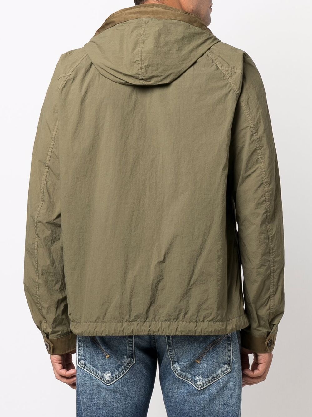 panelled hooded jacket - 4