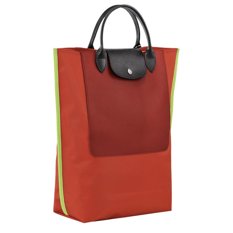 Cabas Longchamp M Tote bag Paprika - Canvas 3