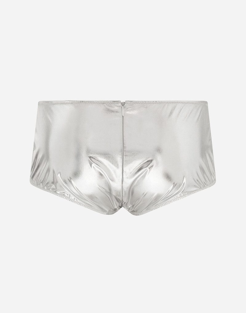 Dolce & Gabbana Coated stretch jersey high-waisted panties outlook