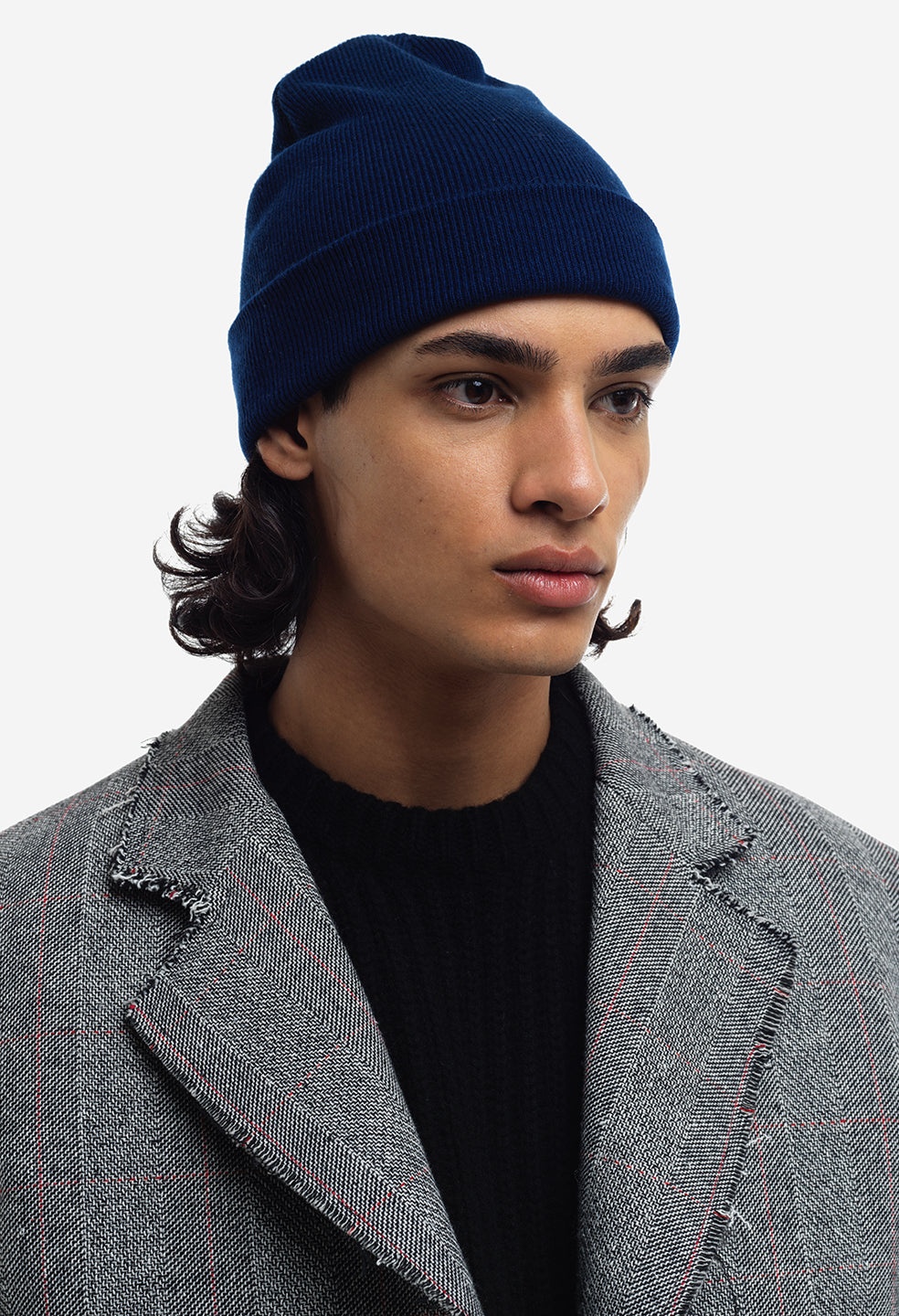 CASHMERE BLEND SURPLUS BEANIE - 2