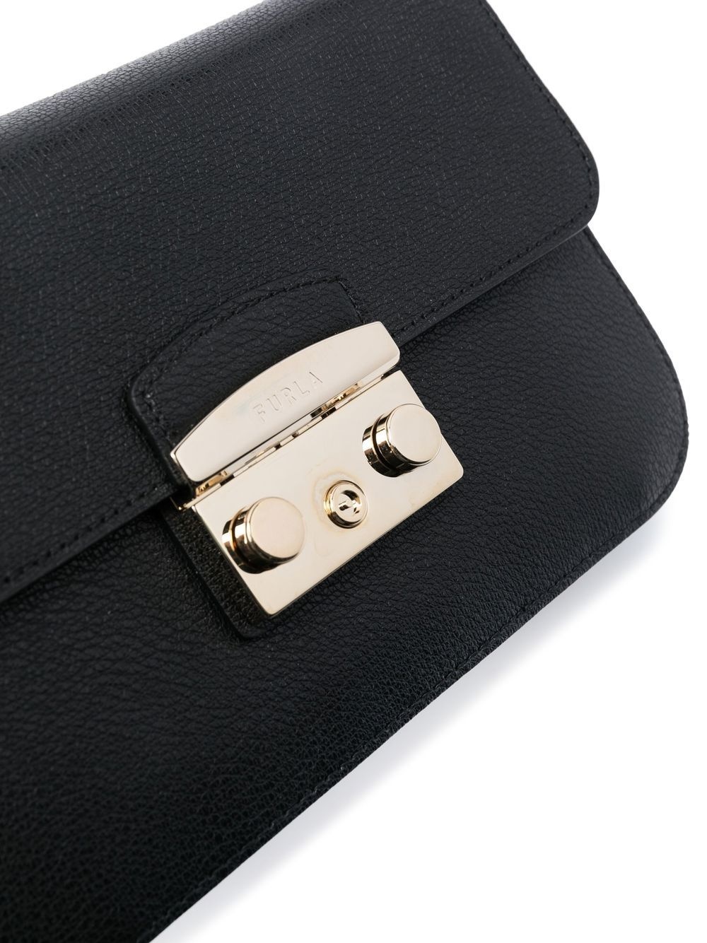 leather logo-strap crossbody bag - 4